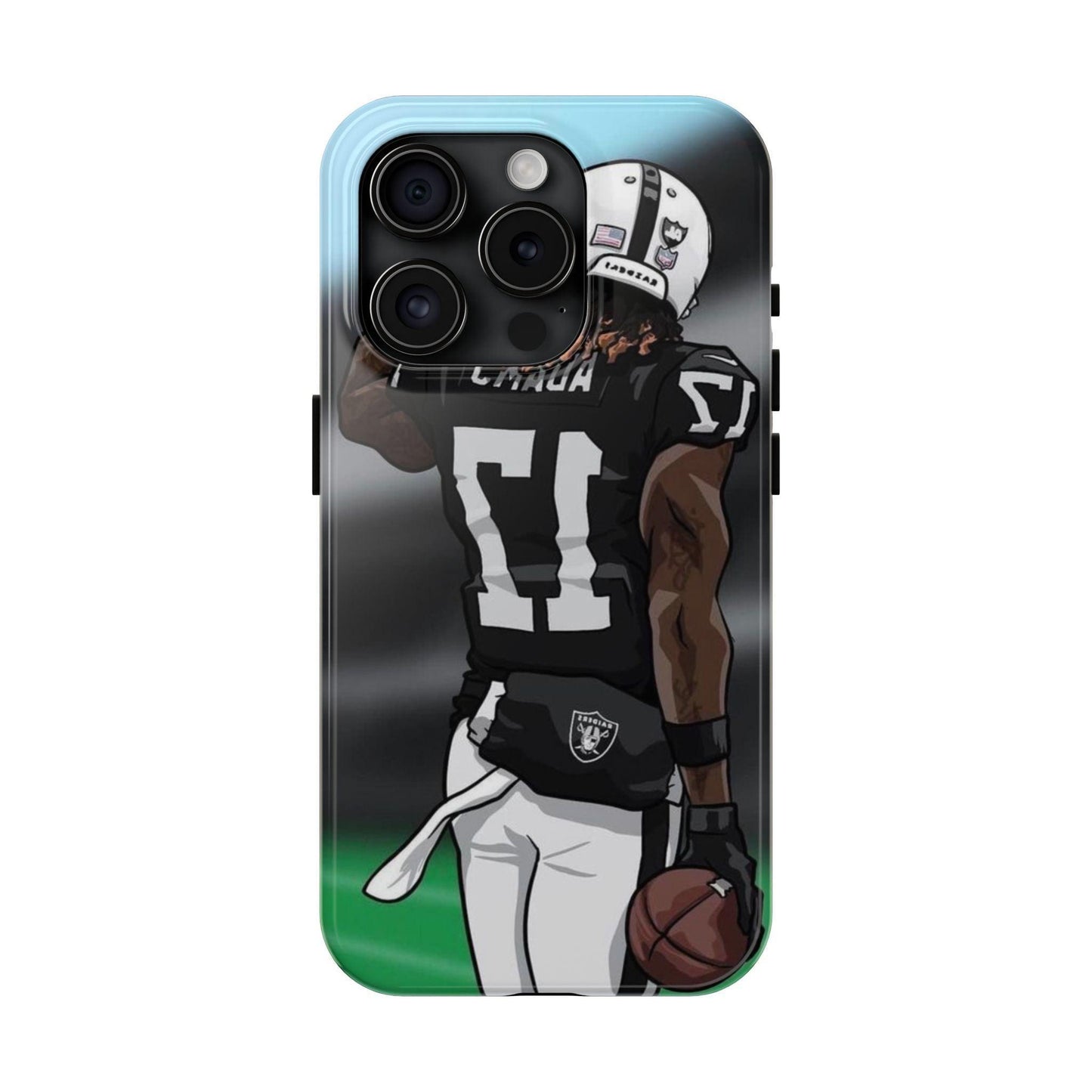 Adam 17 Player Showing Shirt Number Printed Tough Phone Case for iPhone & Samsung Galaxy - Bold Athlete Design - covers4phones