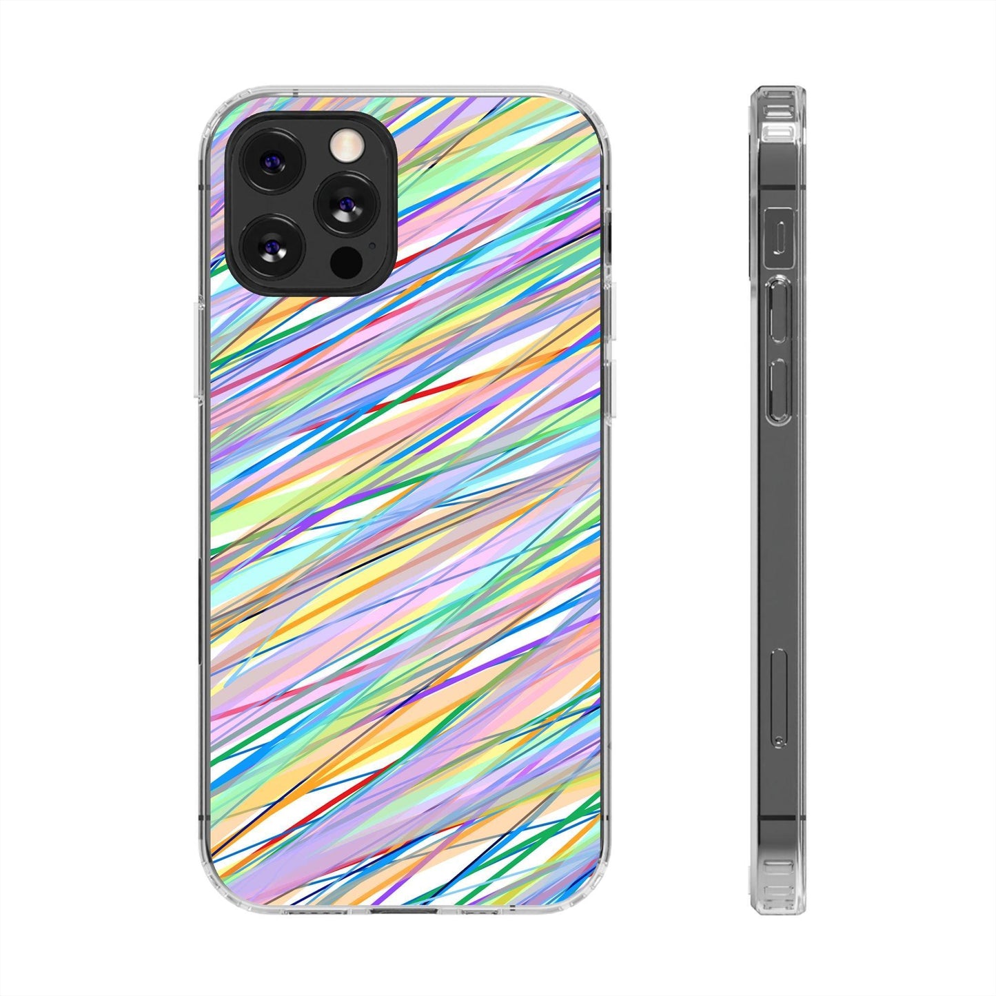 Threads Of Colors Clear Case - covers4phones