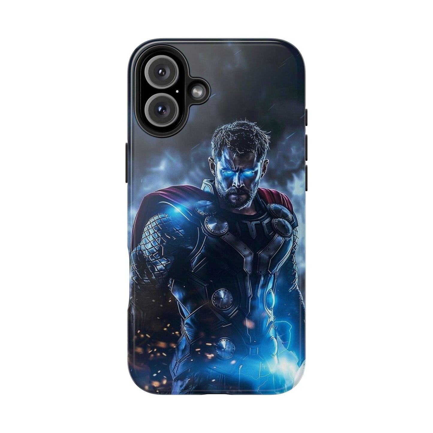 Thor, the God of Thunder in Action Printed Tough Phone Case for iPhone & Samsung Galaxy - Epic Superhero Design - covers4phones