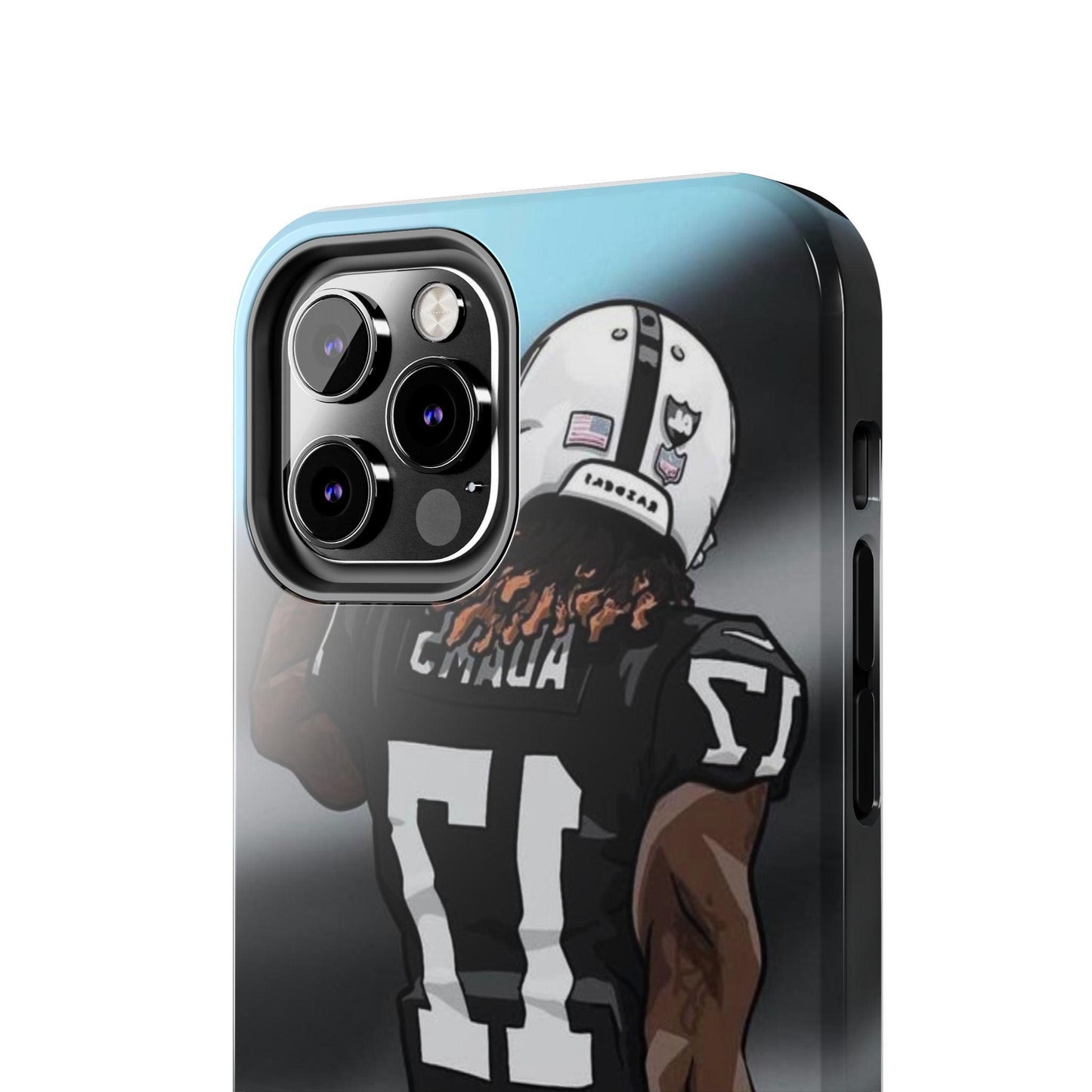 Adam 17 Player Showing Shirt Number Printed Tough Phone Case for iPhone & Samsung Galaxy - Bold Athlete Design - covers4phones