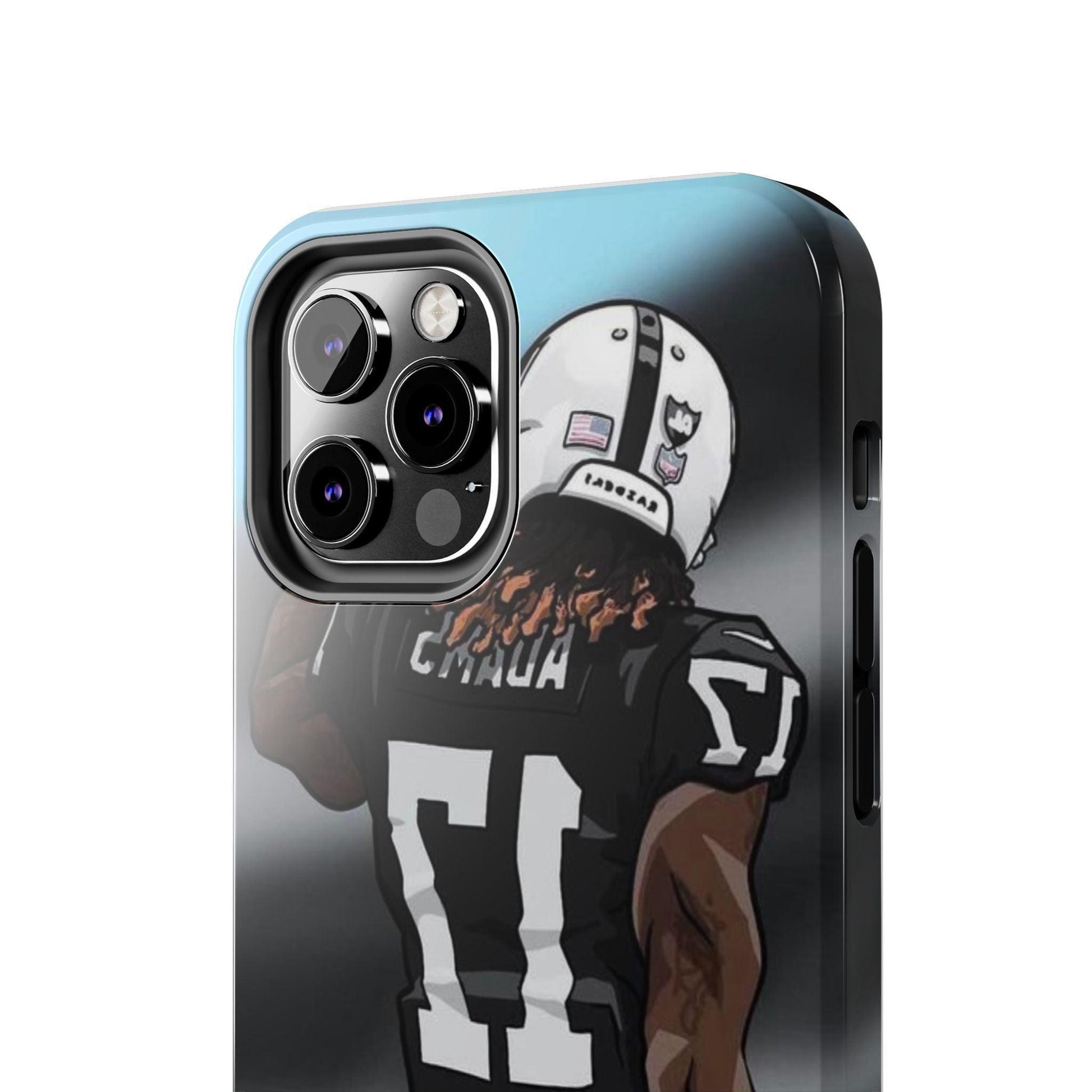Adam 17 Player Showing Shirt Number Printed Tough Phone Case for iPhone & Samsung Galaxy - Bold Athlete Design - covers4phones