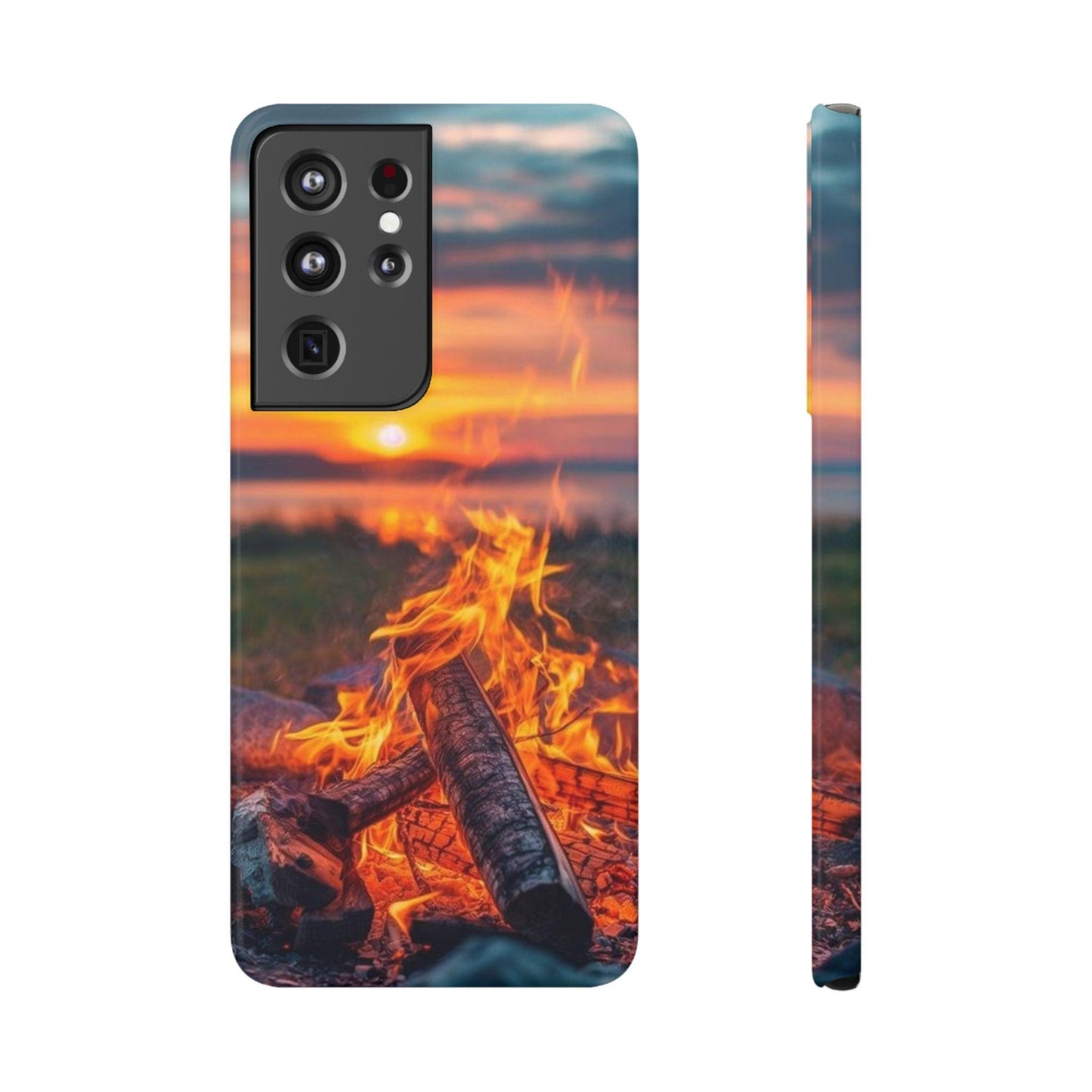 Woodland Fire Phone Case – Warmth of Nature’s Blaze on Your Device - covers4phones