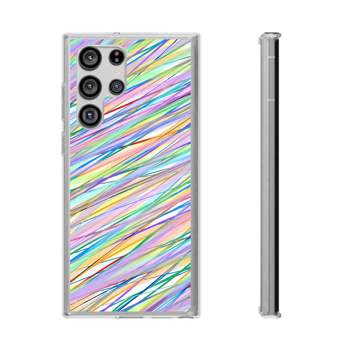 Threads Of Colors Clear Case - covers4phones