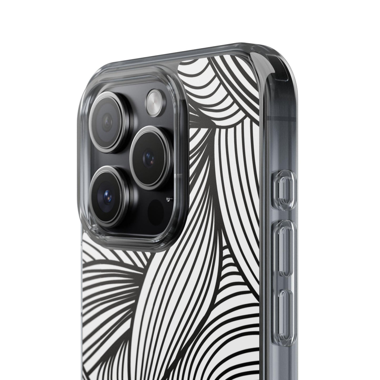 Black and White Illusion Clear Cases - covers4phones