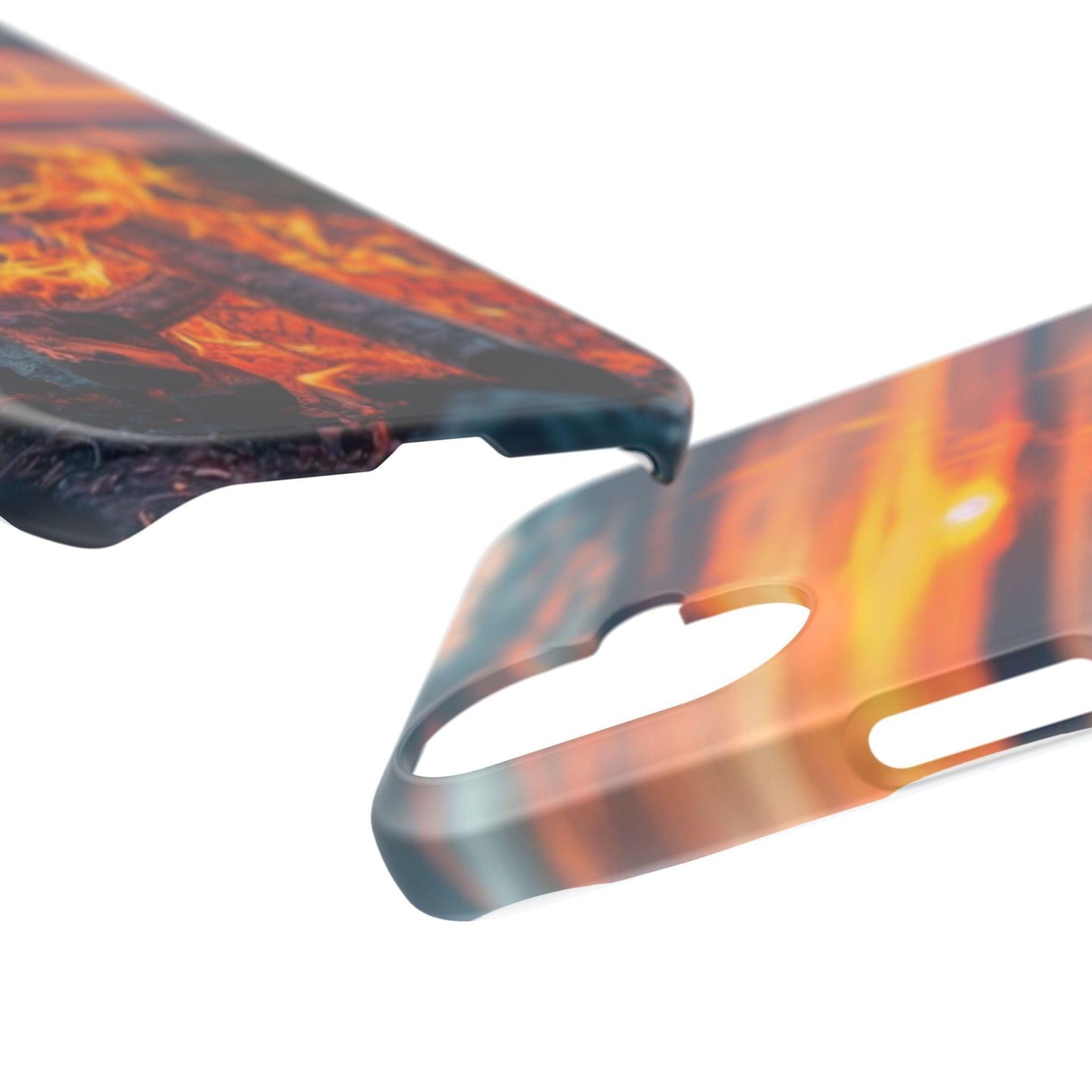 Woodland Fire Phone Case – Warmth of Nature’s Blaze on Your Device - covers4phones