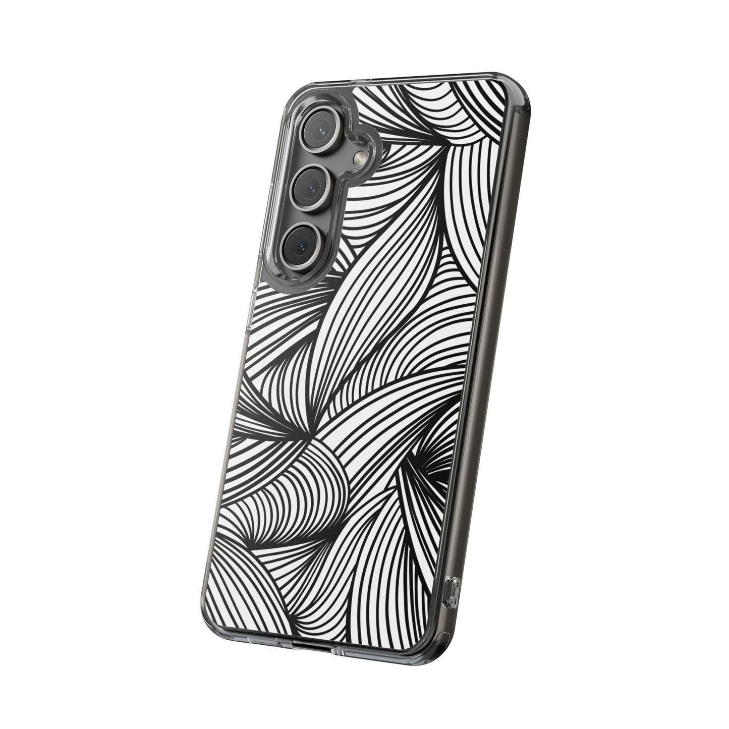 Black and White Illusion Clear Cases - covers4phones