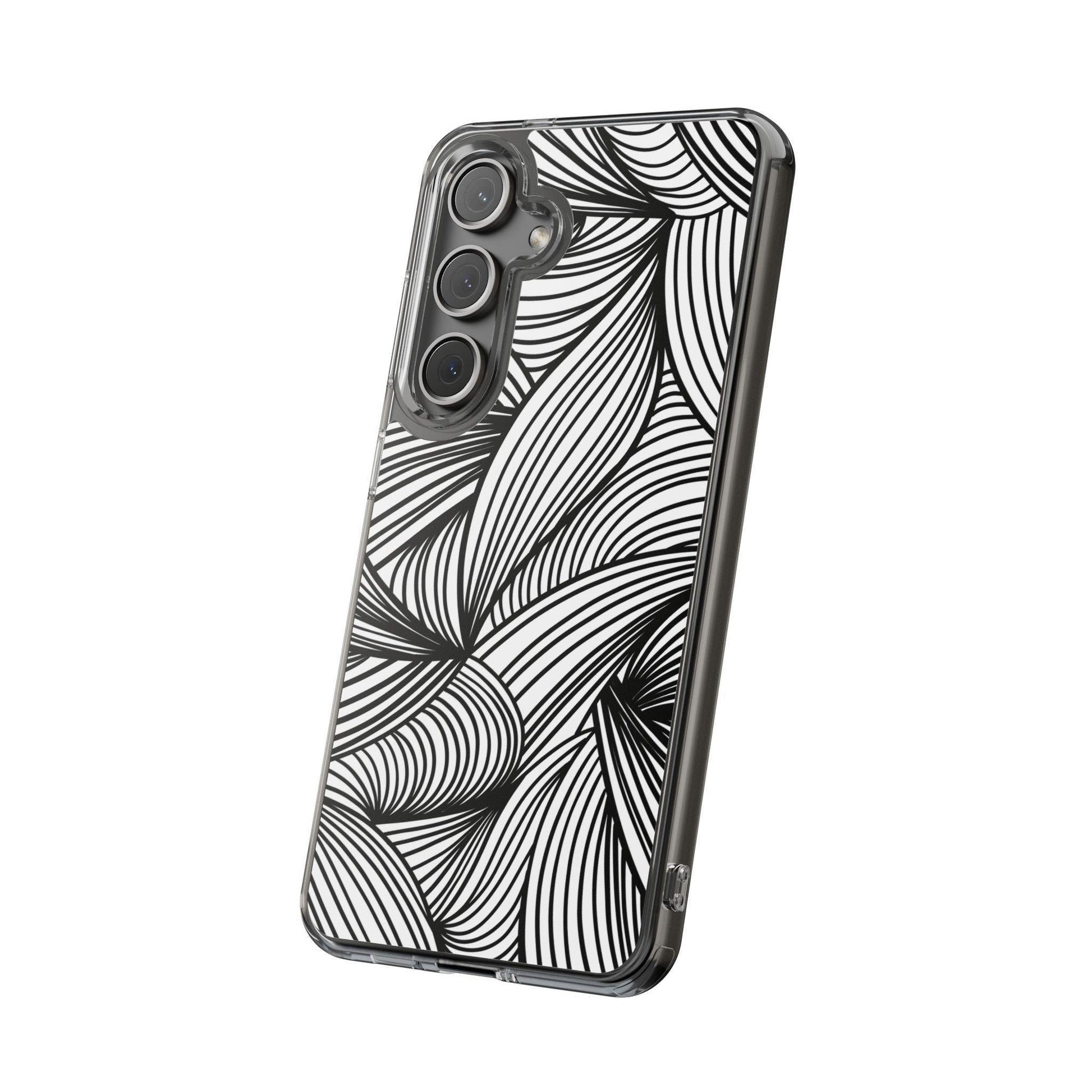 Black and White Illusion Clear Cases - covers4phones