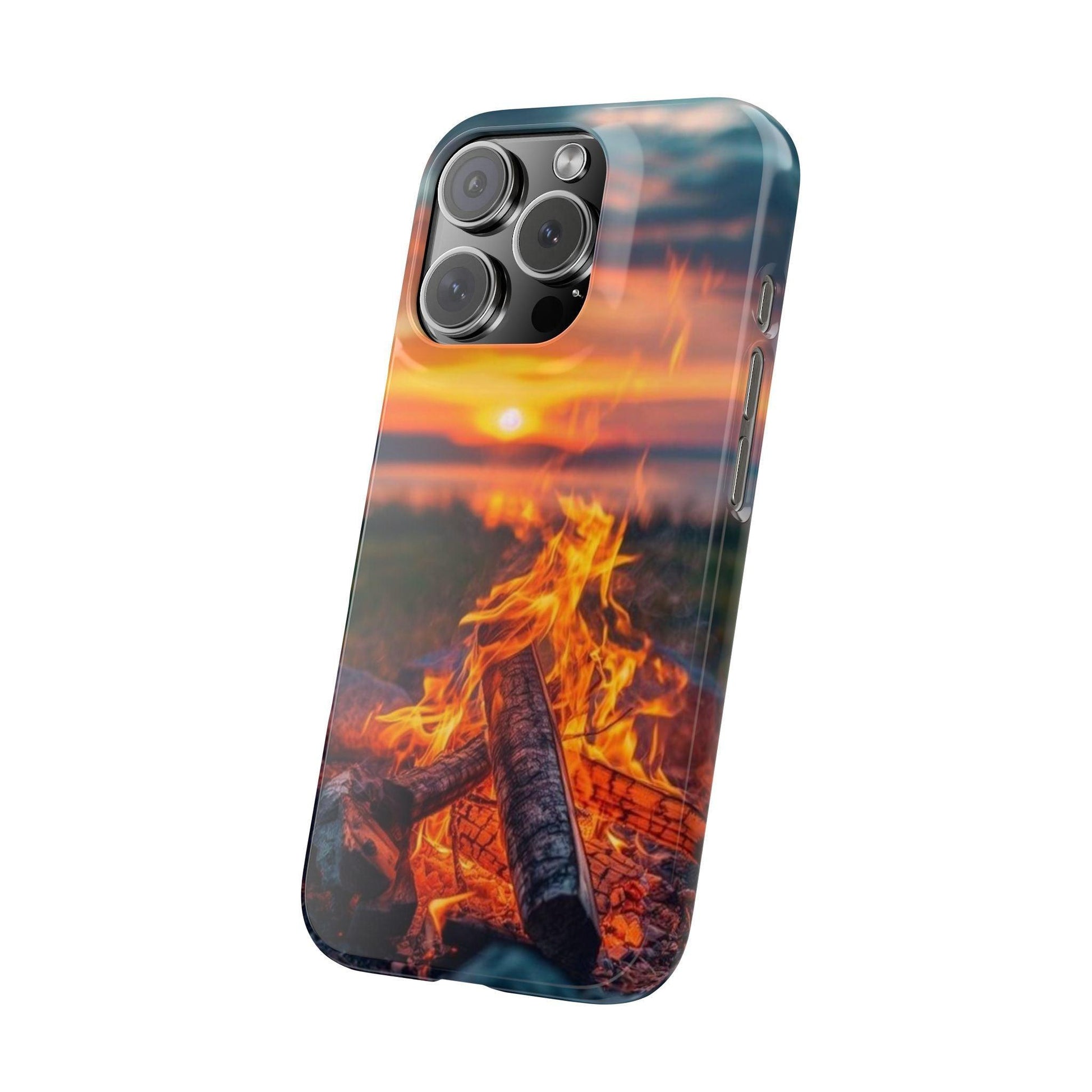 Woodland Fire Phone Case – Warmth of Nature’s Blaze on Your Device - covers4phones