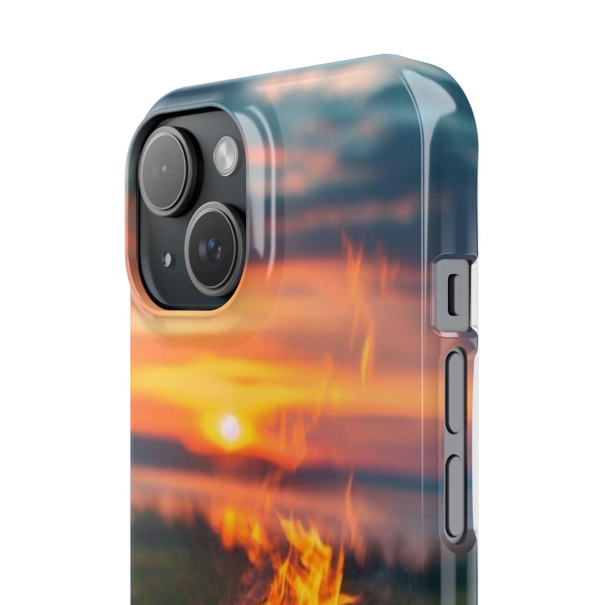 Woodland Fire Phone Case – Warmth of Nature’s Blaze on Your Device - covers4phones