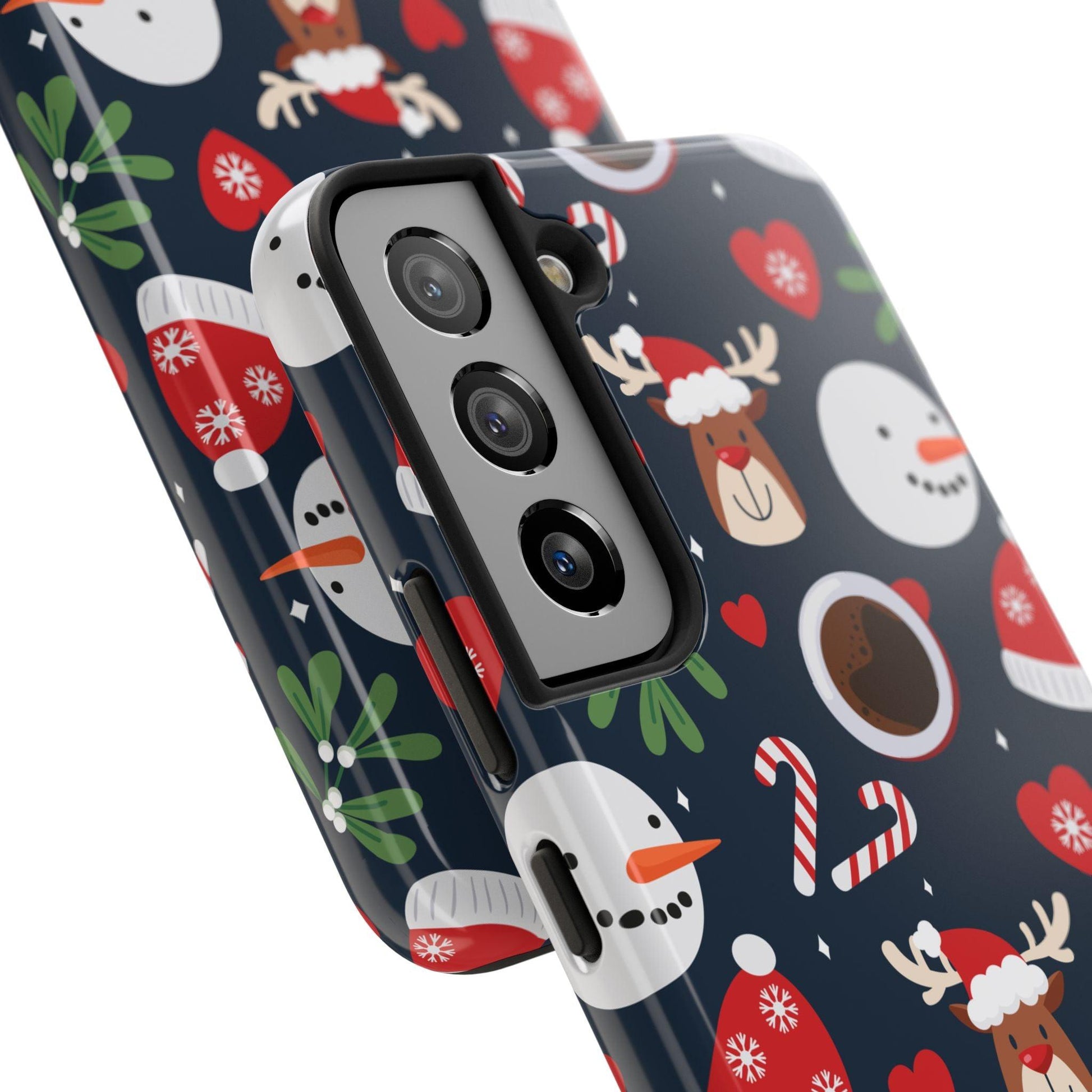 Tough Phone Cases Samsung Case - Festive Christmas Design - covers4phones