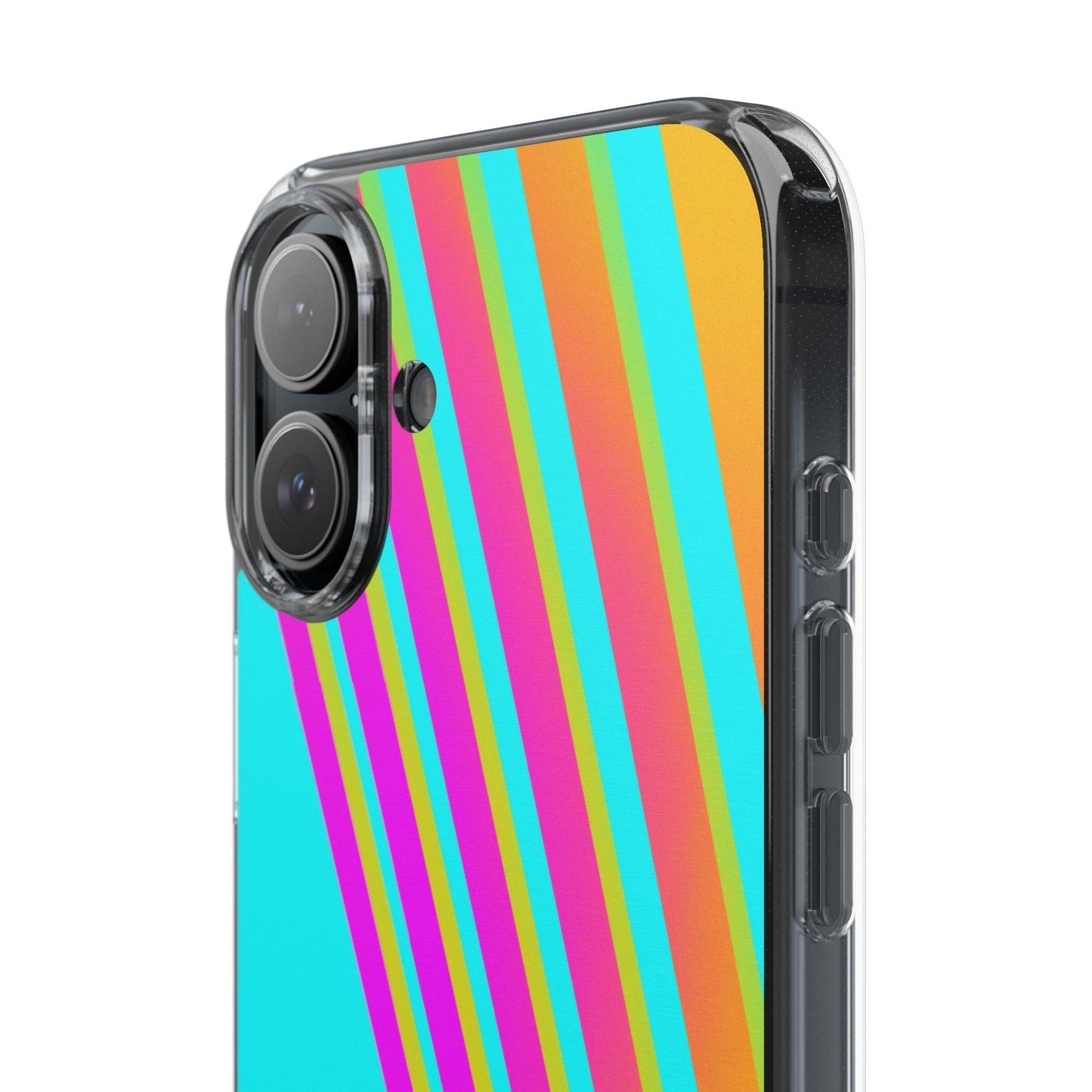 Abstract Pattern With Vibrant Color Clear Cases - covers4phones