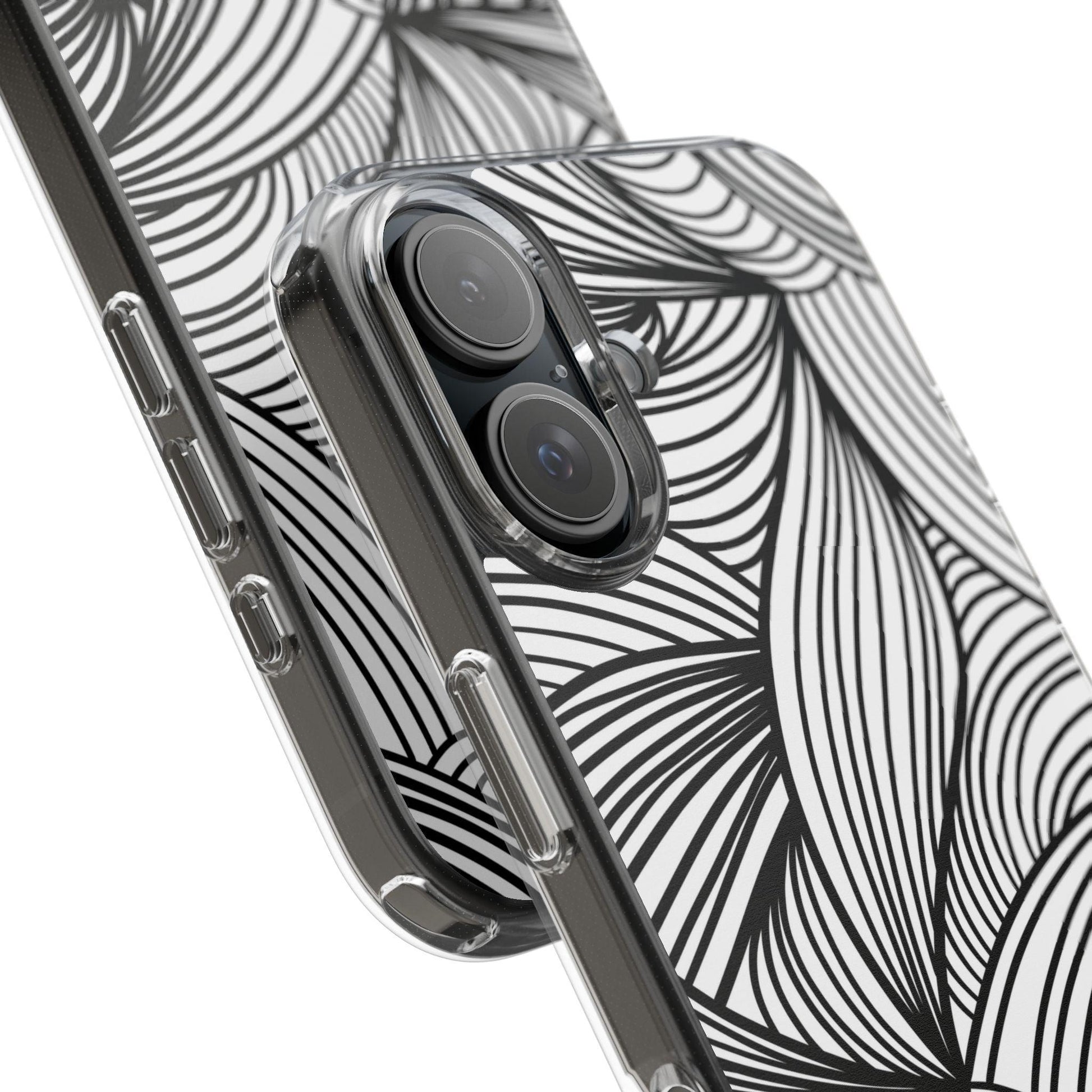 Black and White Illusion Clear Cases - covers4phones