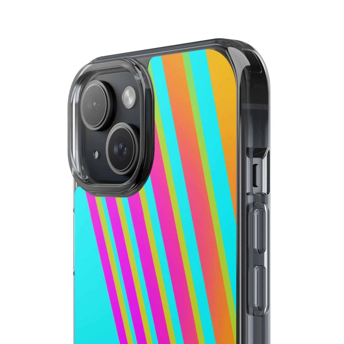 Abstract Pattern With Vibrant Color Clear Cases - covers4phones