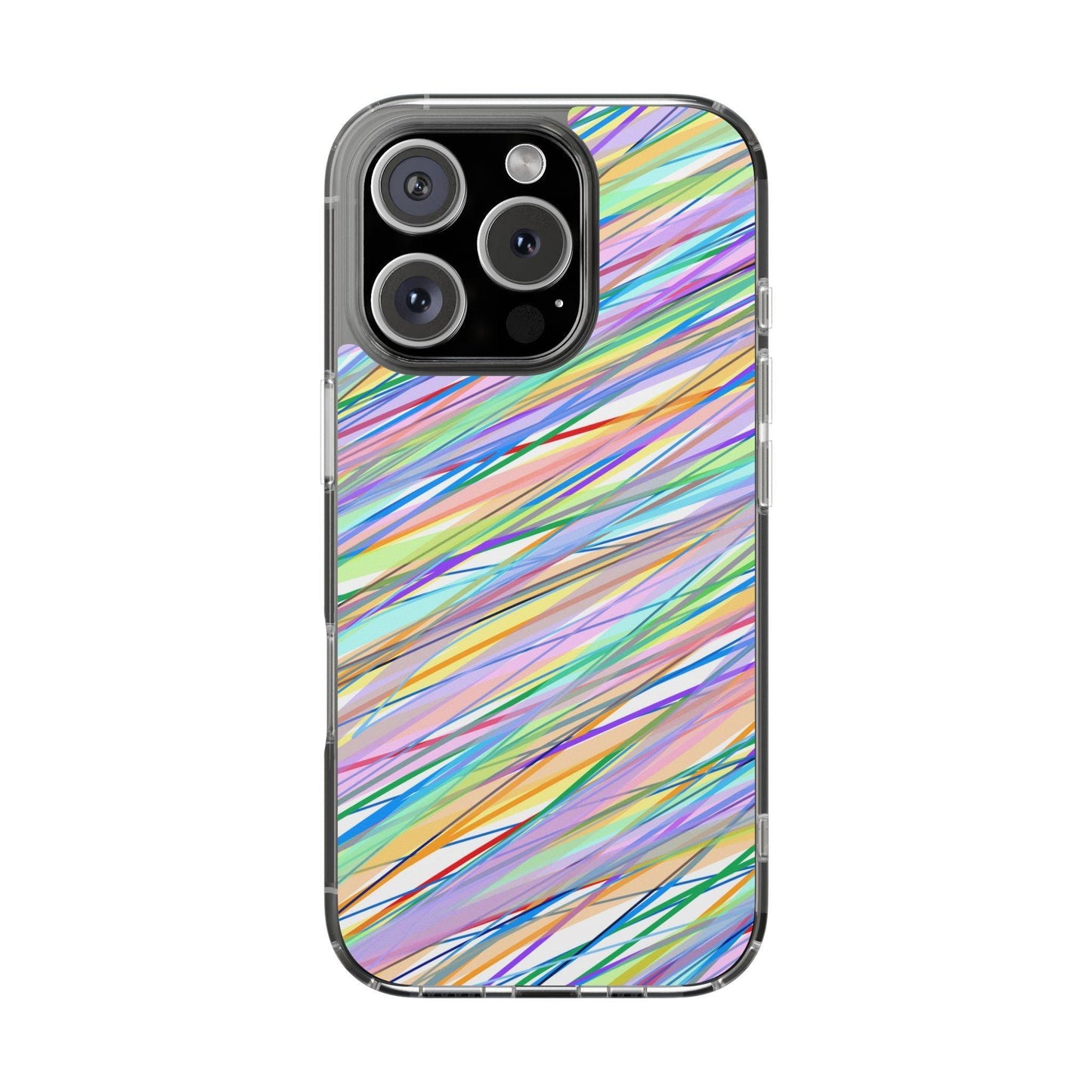 Threads Of Colors Clear Case - covers4phones