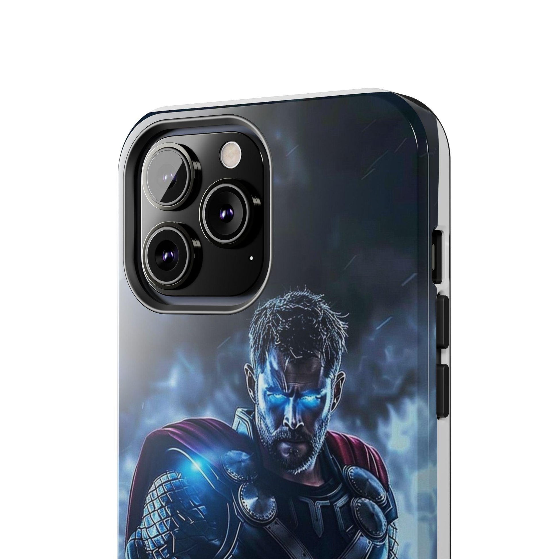 Thor, the God of Thunder in Action Printed Tough Phone Case for iPhone & Samsung Galaxy - Epic Superhero Design - covers4phones