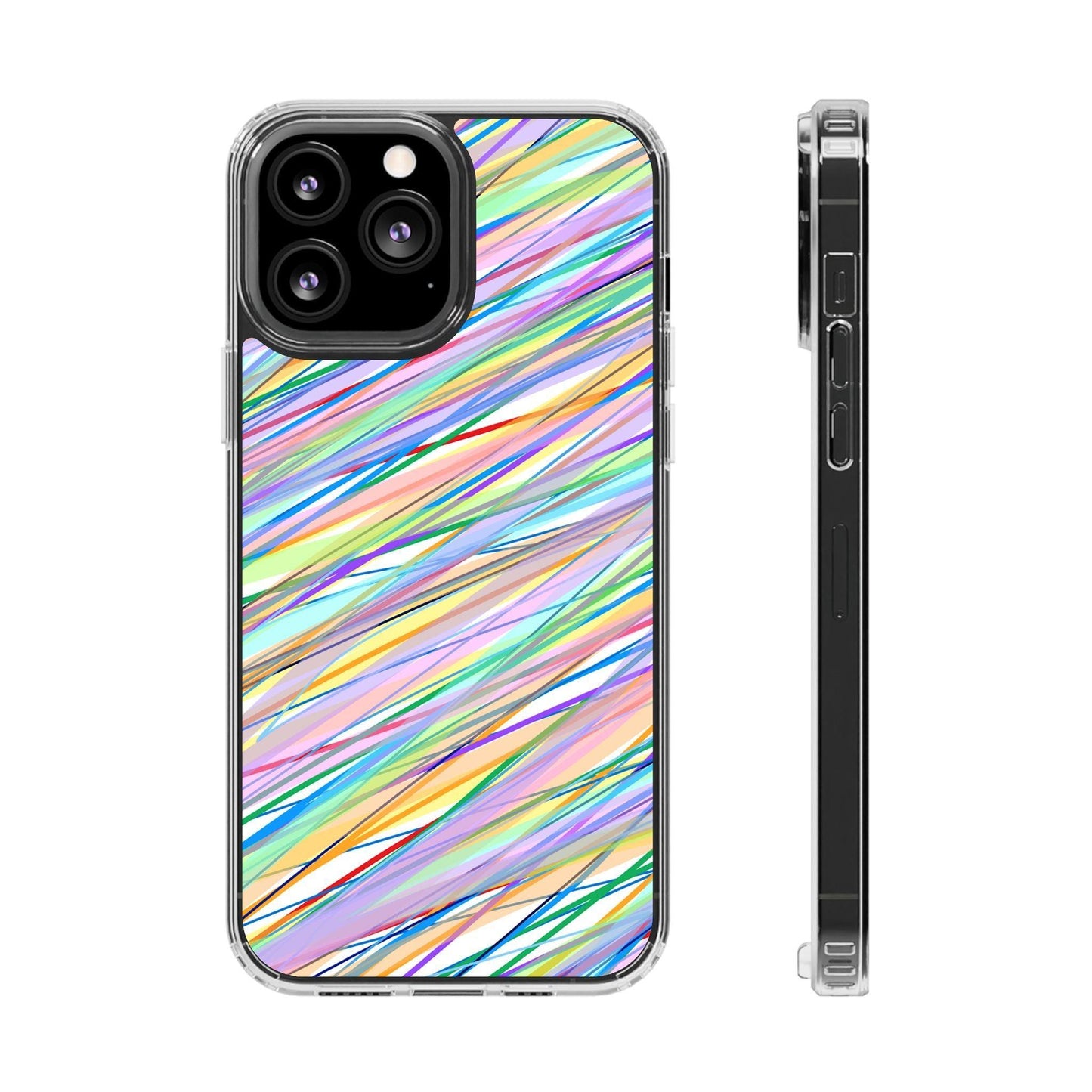 Threads Of Colors Clear Case - covers4phones