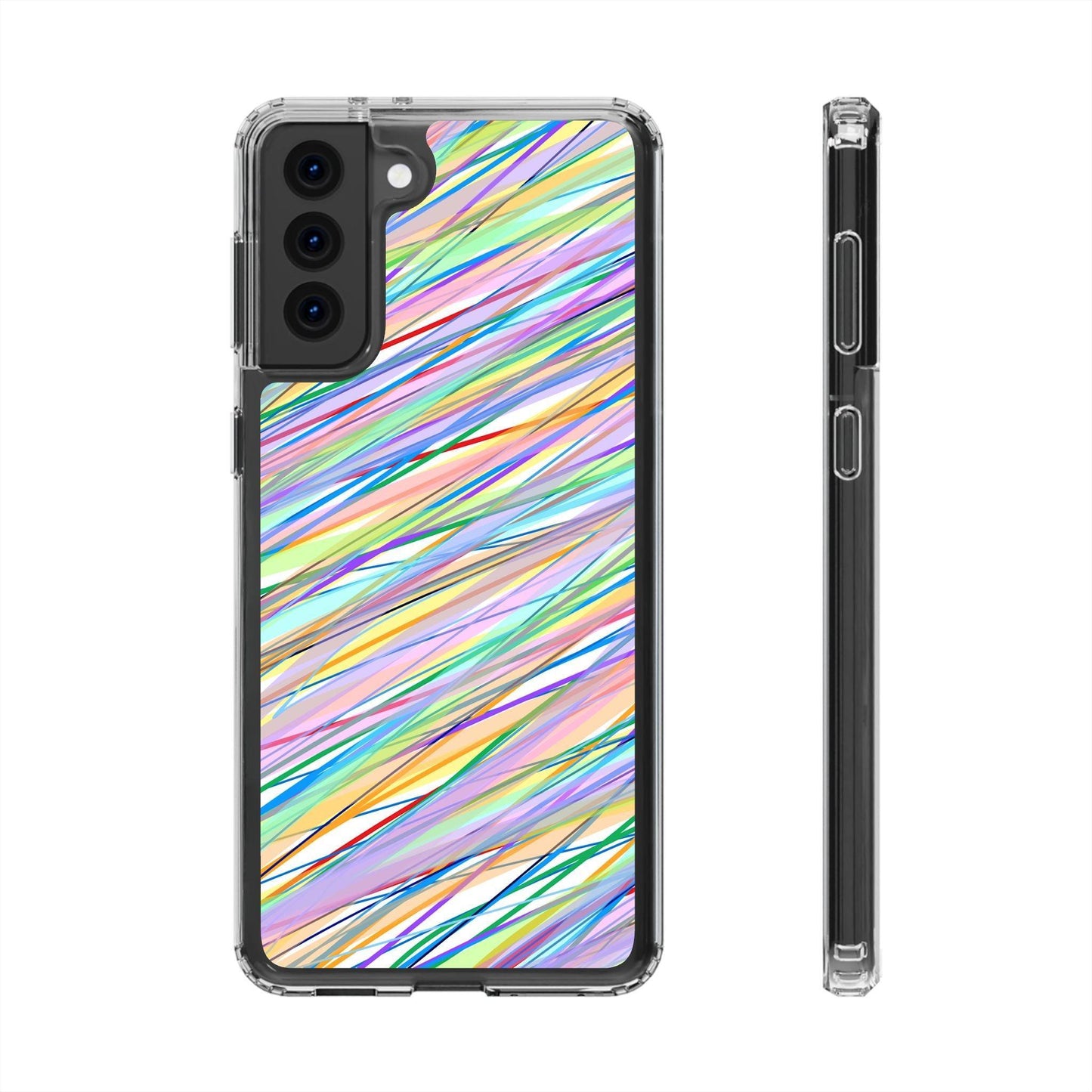 Threads Of Colors Clear Case - covers4phones