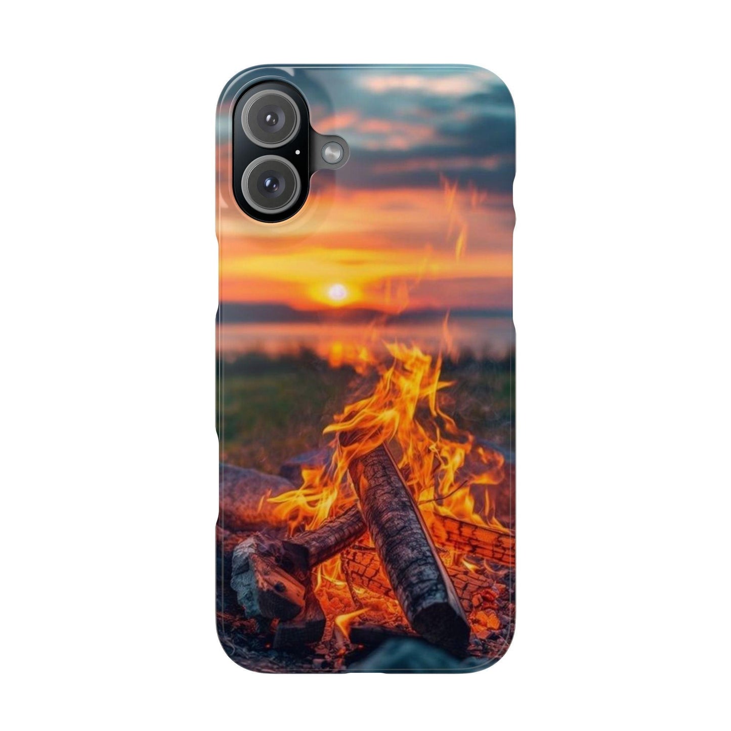 Woodland Fire Phone Case – Warmth of Nature’s Blaze on Your Device - covers4phones