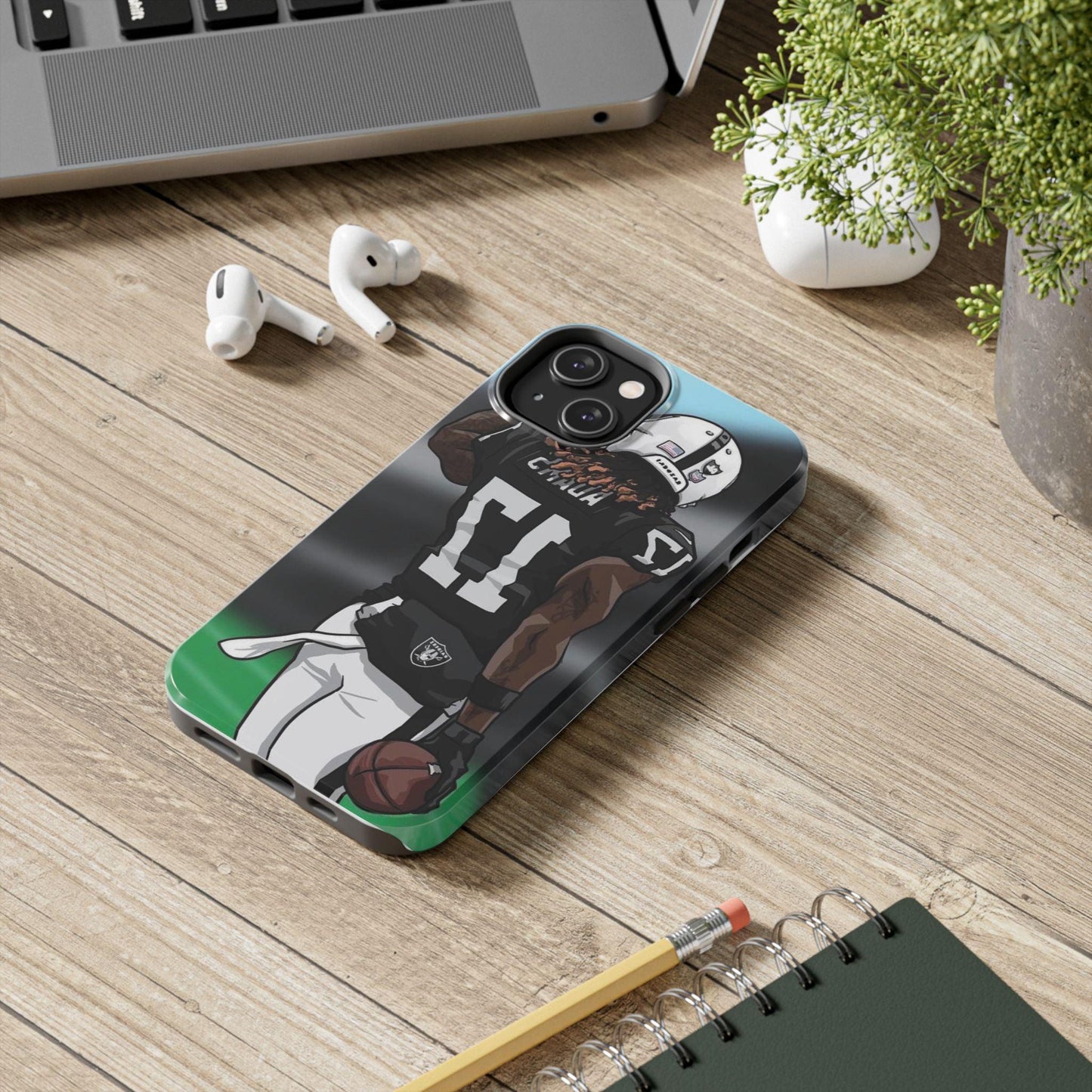 Adam 17 Player Showing Shirt Number Printed Tough Phone Case for iPhone & Samsung Galaxy - Bold Athlete Design - covers4phones