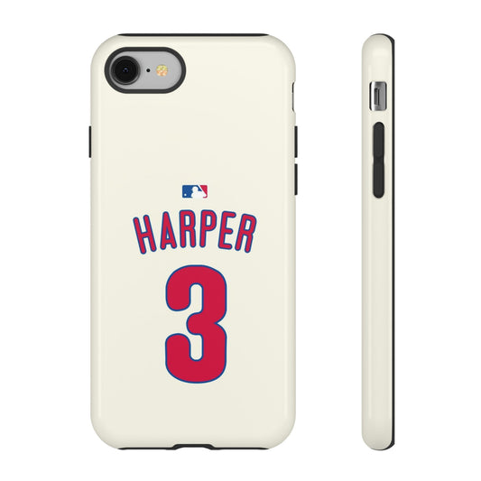 Bryce Harper PowerGrip – Dual-Layer Defense & Slim Fit | Compatible with iPhone 8 to 16 Pro Max & Samsung Galaxy S10 to S25 Ultra
