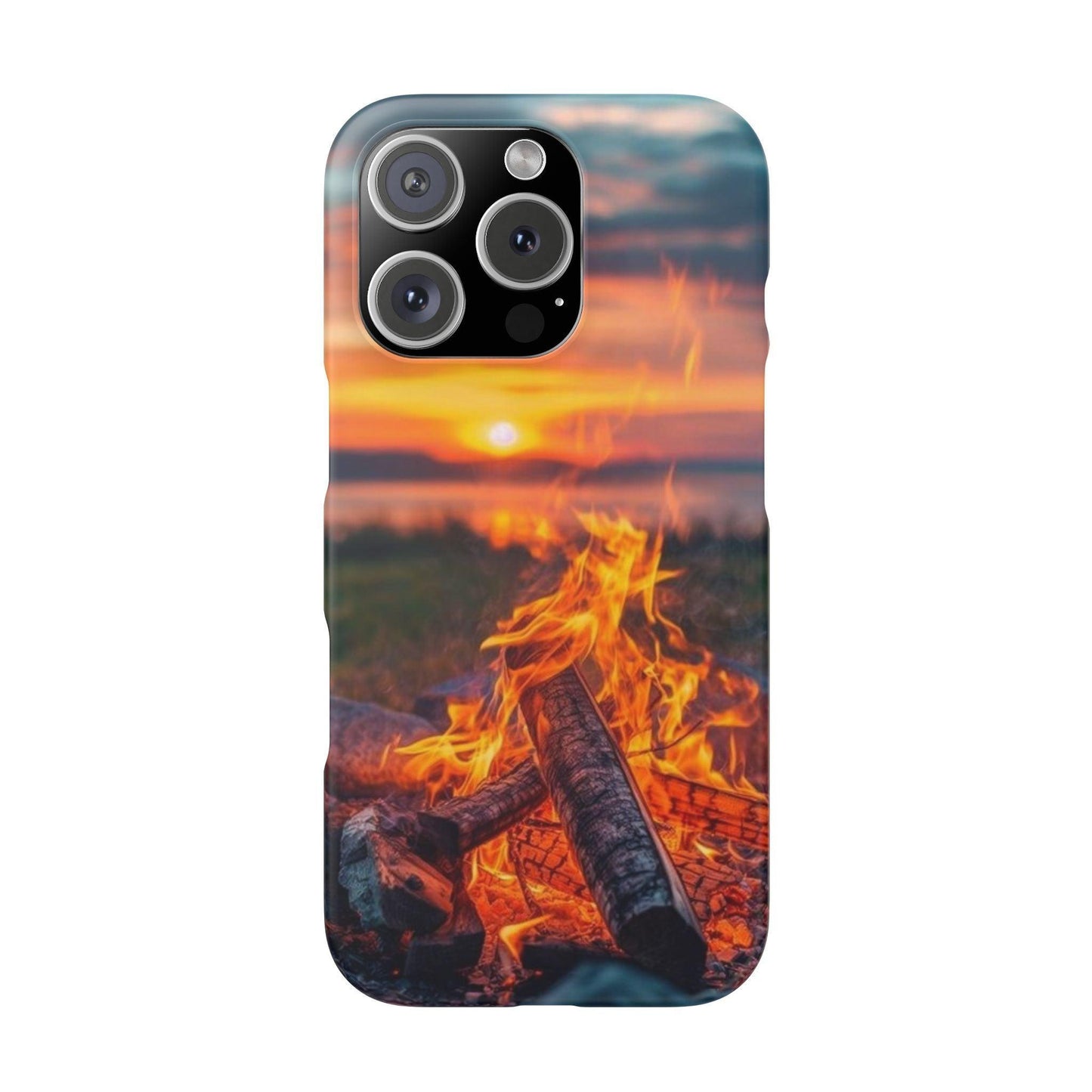 Woodland Fire Phone Case – Warmth of Nature’s Blaze on Your Device - covers4phones