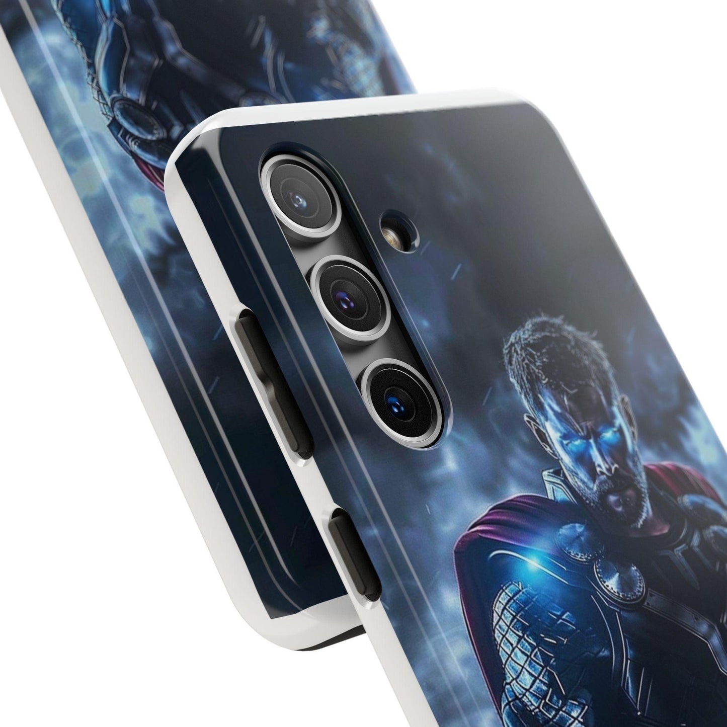Thor, the God of Thunder in Action Printed Tough Phone Case for iPhone & Samsung Galaxy - Epic Superhero Design - covers4phones