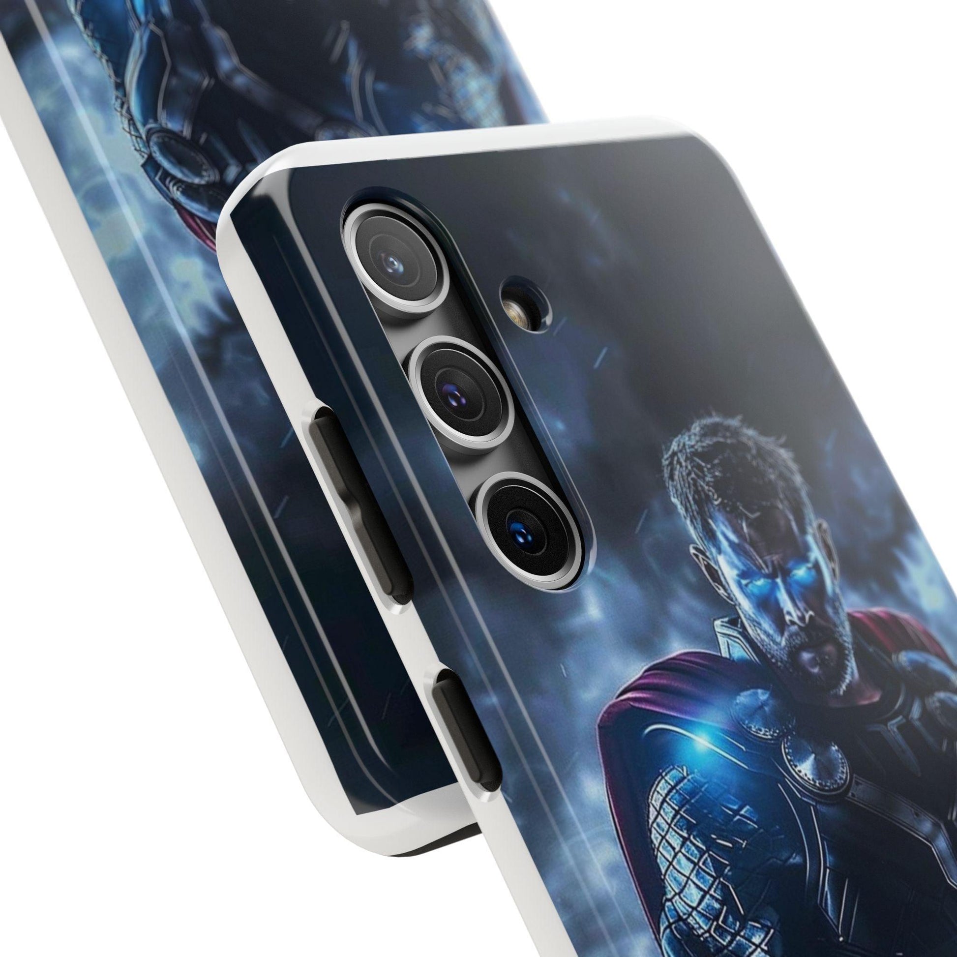 Thor, the God of Thunder in Action Printed Tough Phone Case for iPhone & Samsung Galaxy - Epic Superhero Design - covers4phones