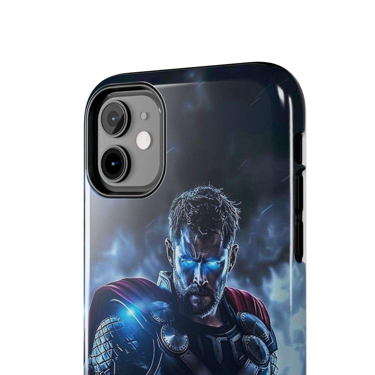 Thor, the God of Thunder in Action Printed Tough Phone Case for iPhone & Samsung Galaxy - Epic Superhero Design - covers4phones