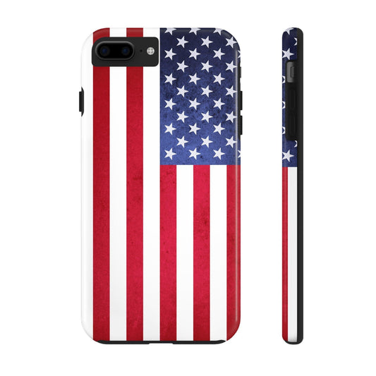 USA Flag Printed Tough Phone Cases - covers4phones