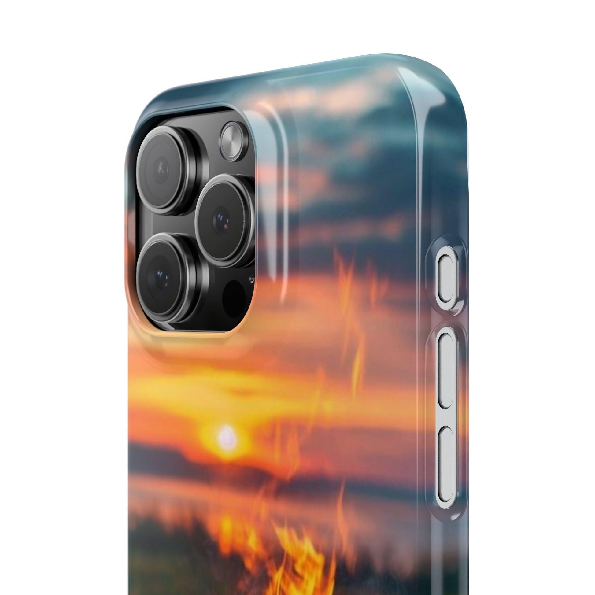 Woodland Fire Phone Case – Warmth of Nature’s Blaze on Your Device - covers4phones