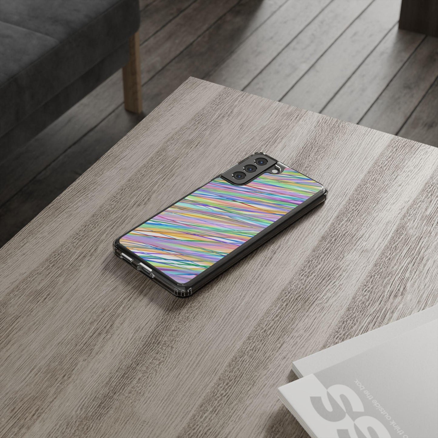 Threads Of Colors Clear Case - covers4phones