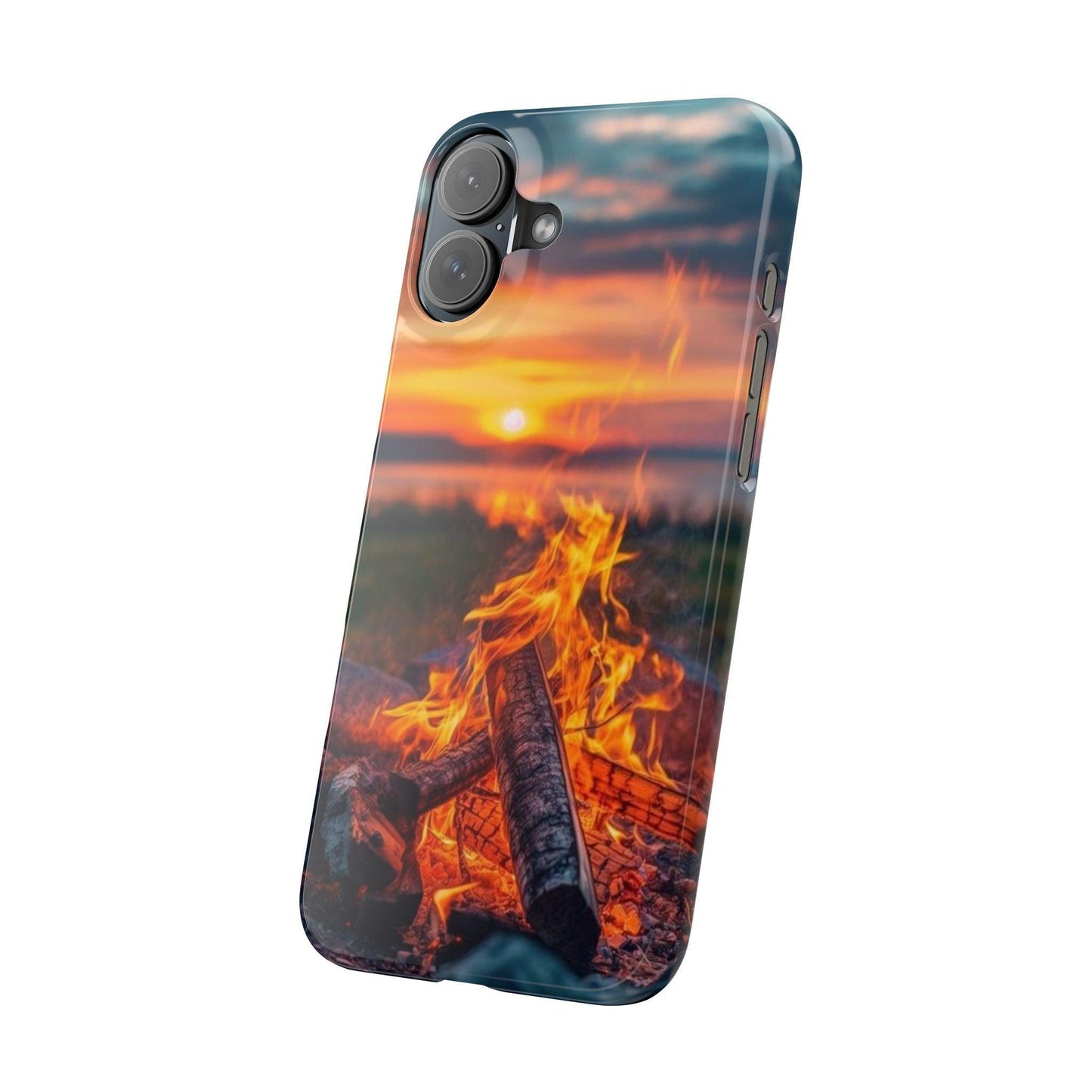 Woodland Fire Phone Case – Warmth of Nature’s Blaze on Your Device - covers4phones