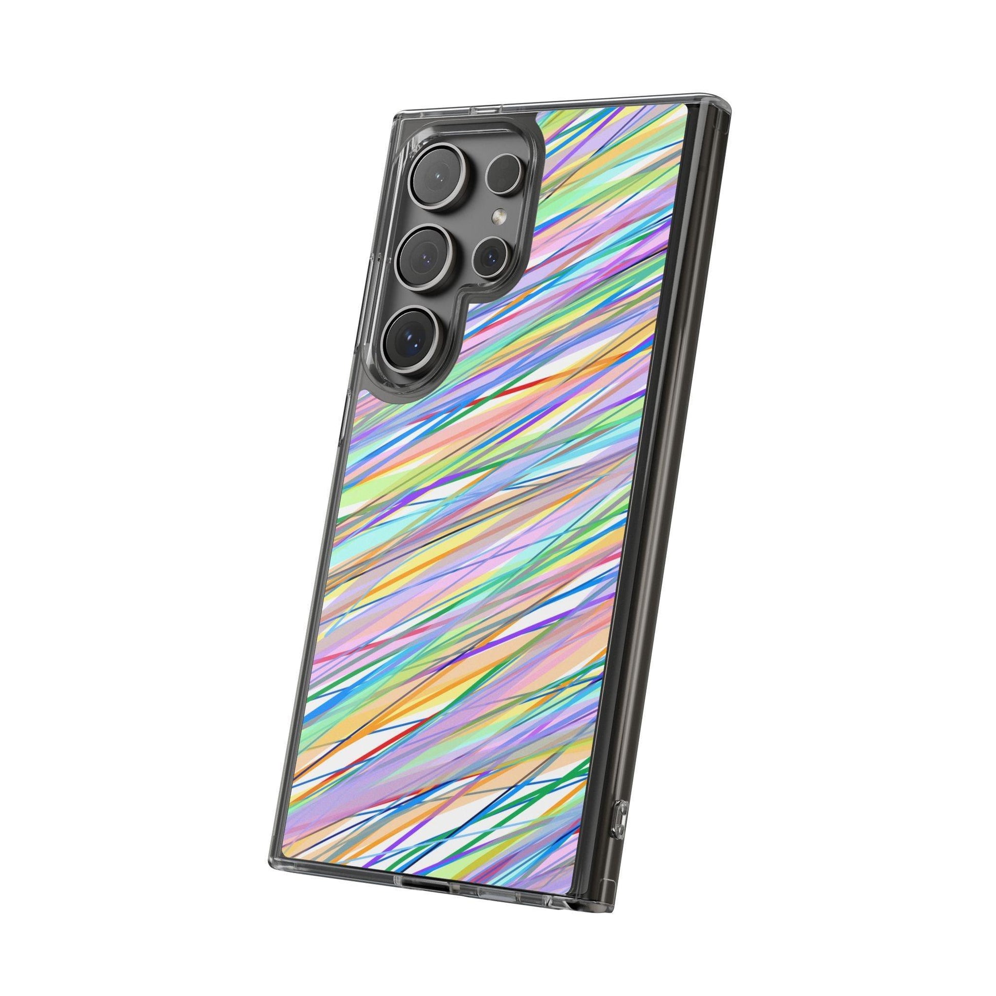 Threads Of Colors Clear Case - covers4phones