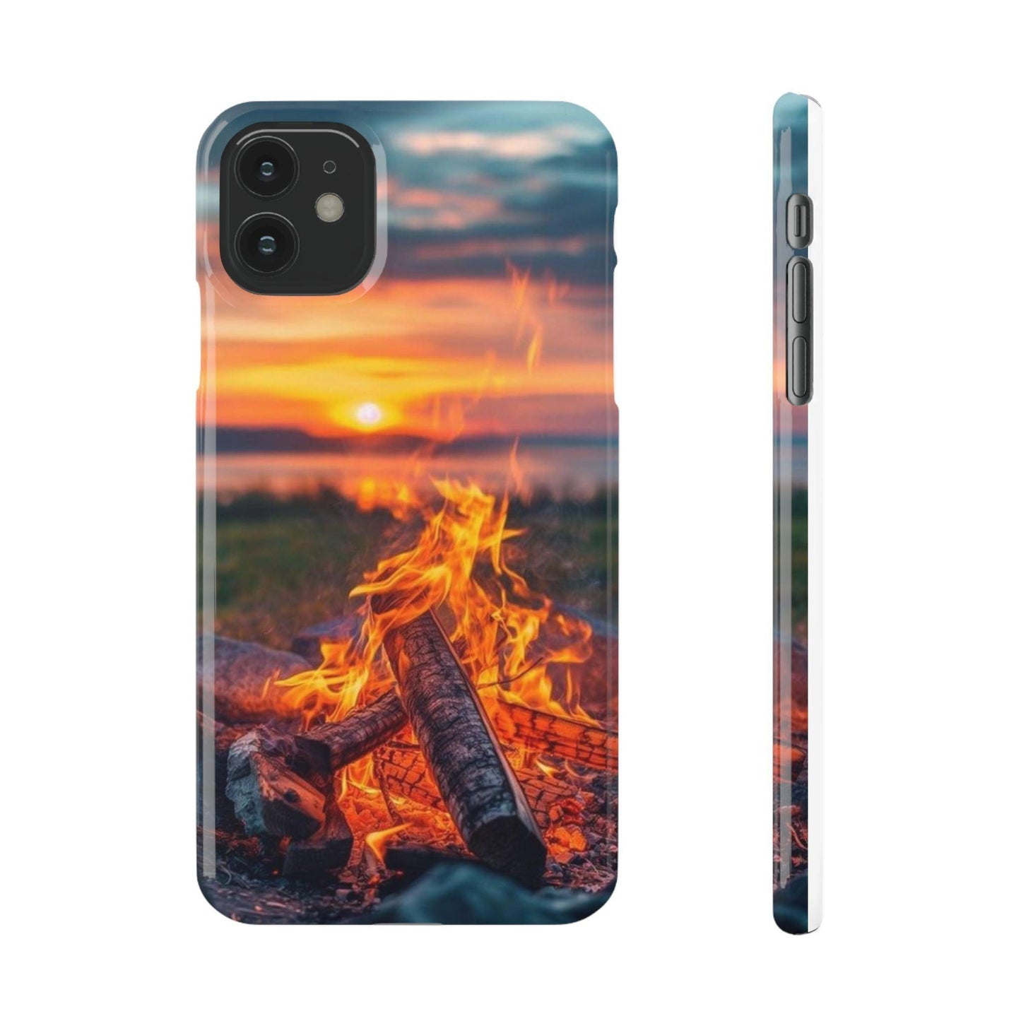 Woodland Fire Phone Case – Warmth of Nature’s Blaze on Your Device - covers4phones