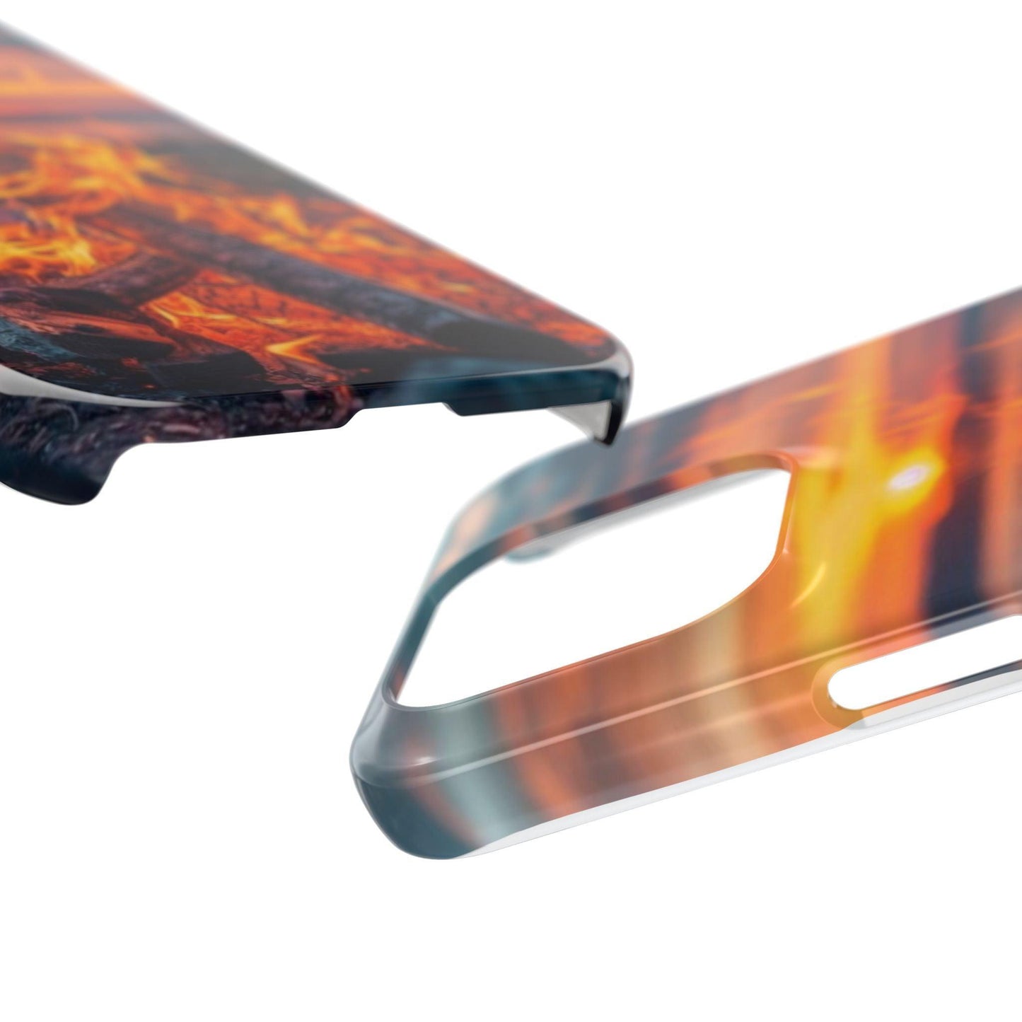 Woodland Fire Phone Case – Warmth of Nature’s Blaze on Your Device - covers4phones