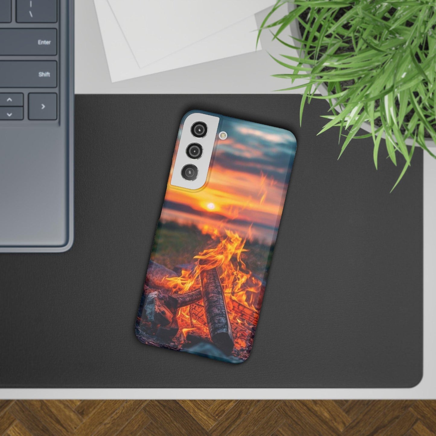 Woodland Fire Phone Case – Warmth of Nature’s Blaze on Your Device - covers4phones