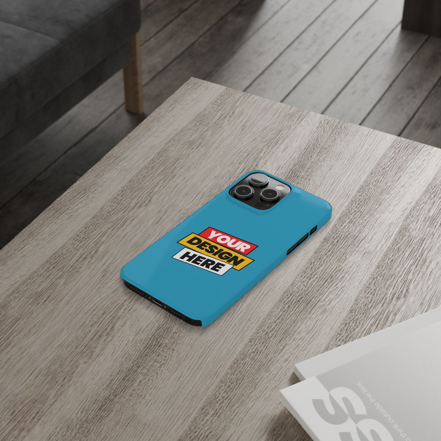 Cool Cat Slim Phone Case, Personalized Gift, Trendy Pet Lover Accessory, Unique Phone Cover, Animal Lover Case, Birthday Present