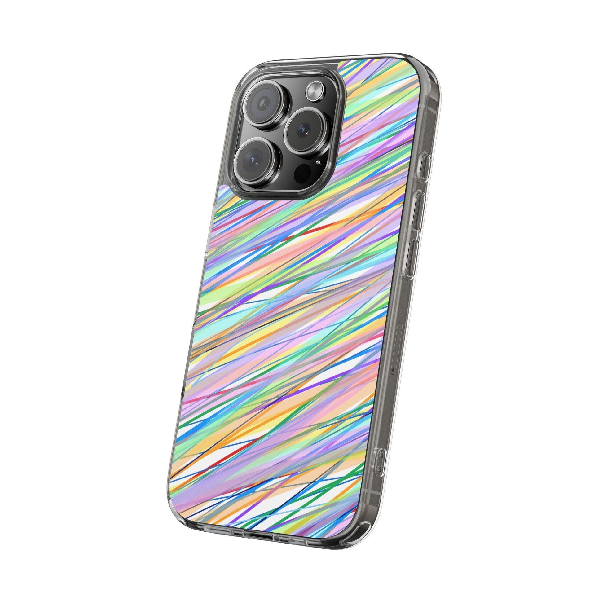 Threads Of Colors Clear Case - covers4phones