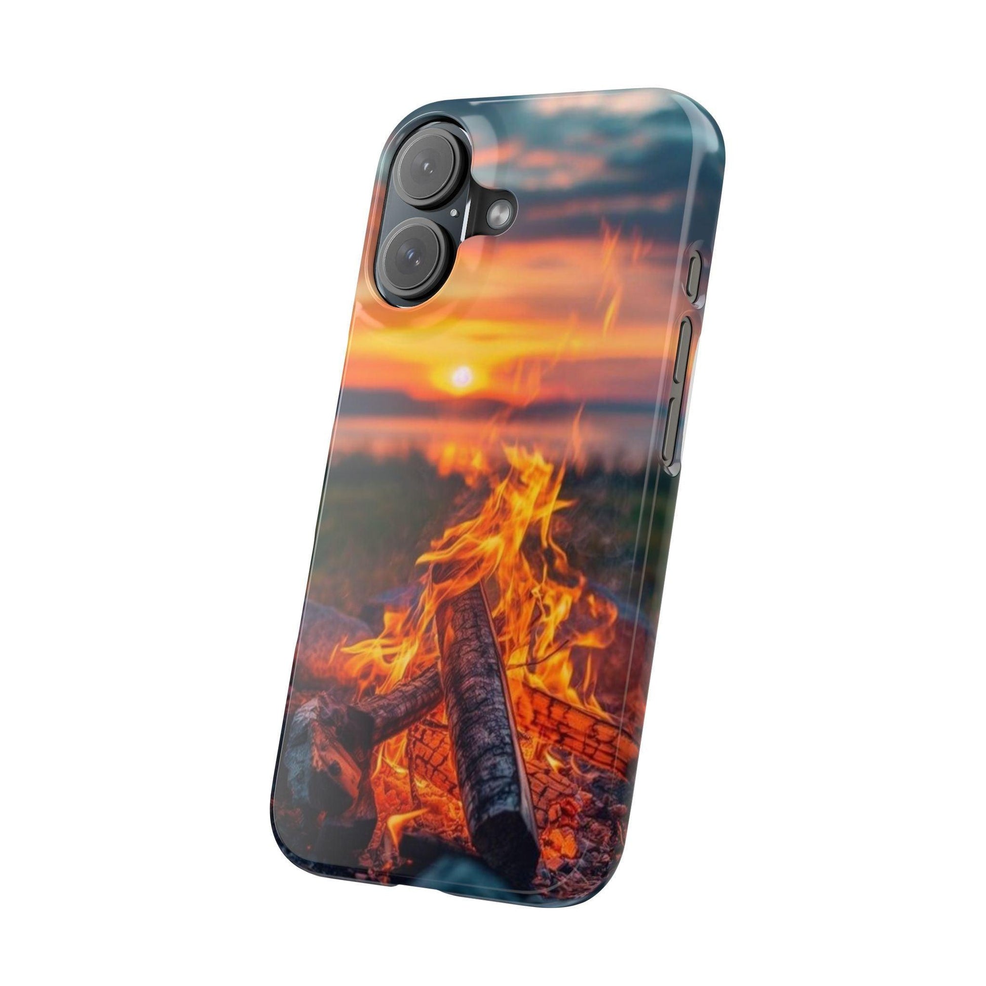 Woodland Fire Phone Case – Warmth of Nature’s Blaze on Your Device - covers4phones