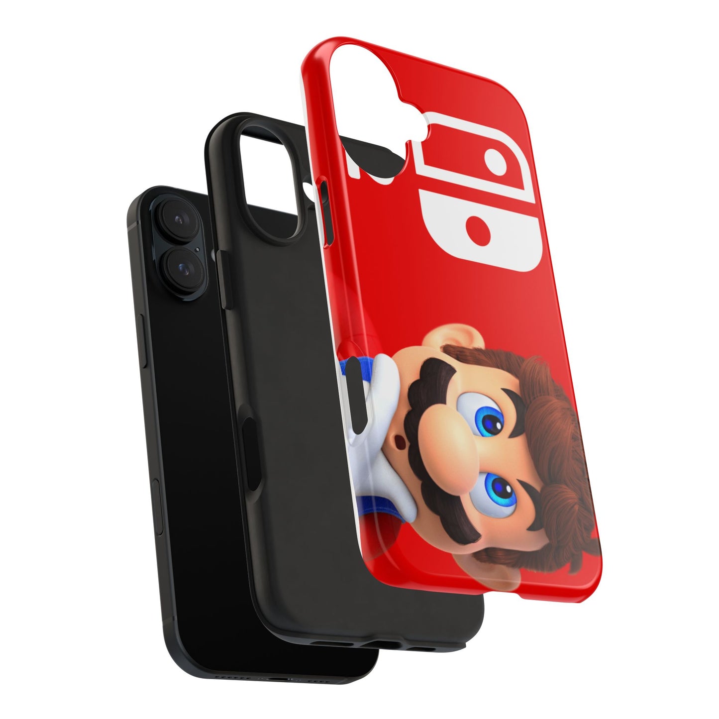 Mario Red Printed Tough Phone Cases - covers4phones