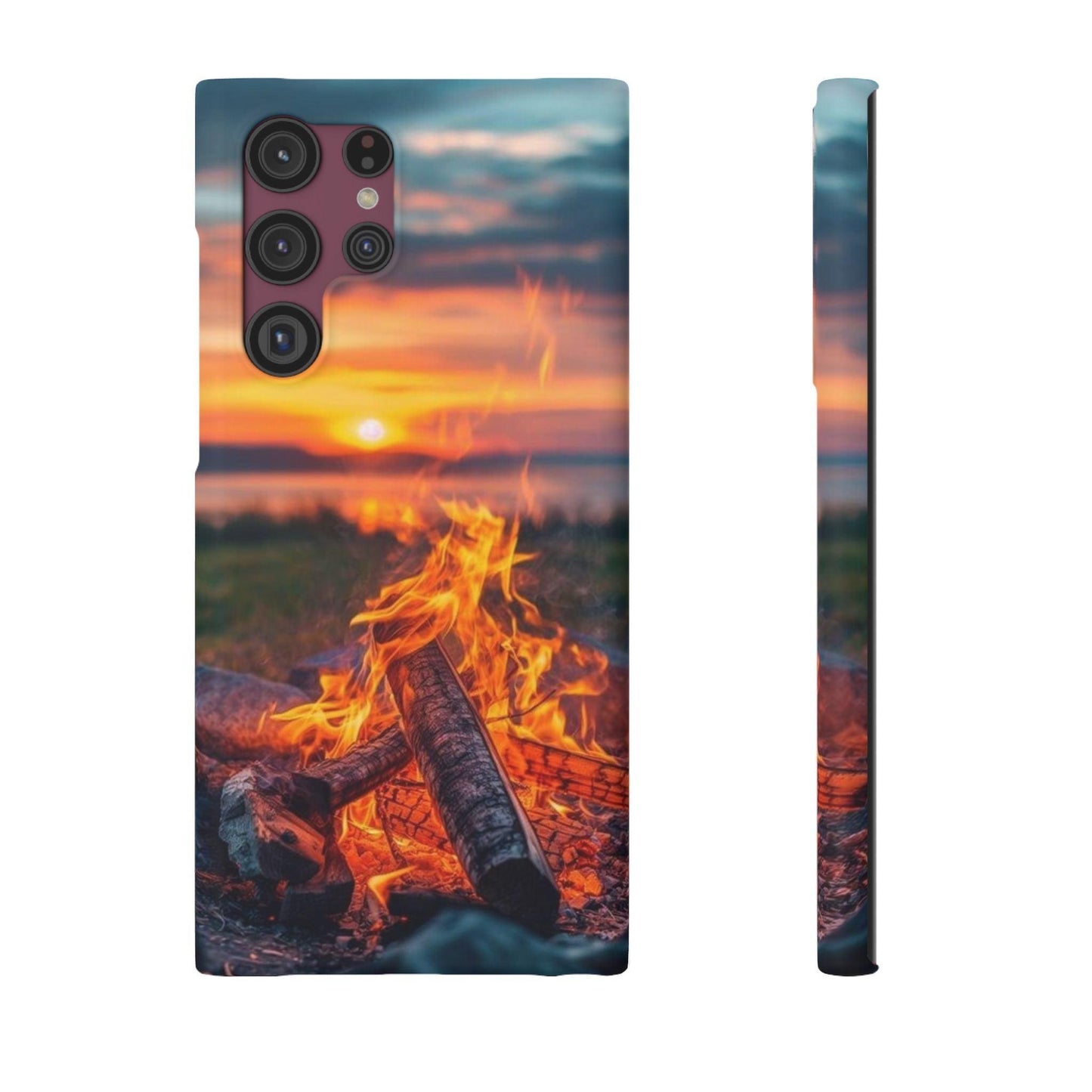 Woodland Fire Phone Case – Warmth of Nature’s Blaze on Your Device - covers4phones