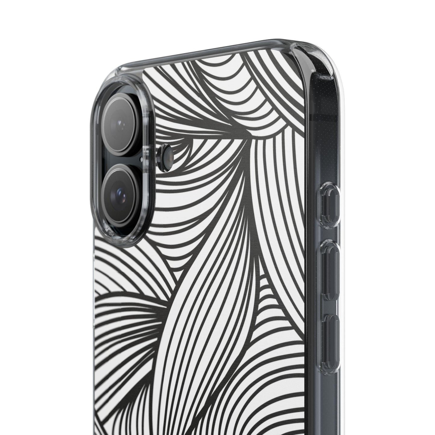 Black and White Illusion Clear Cases - covers4phones