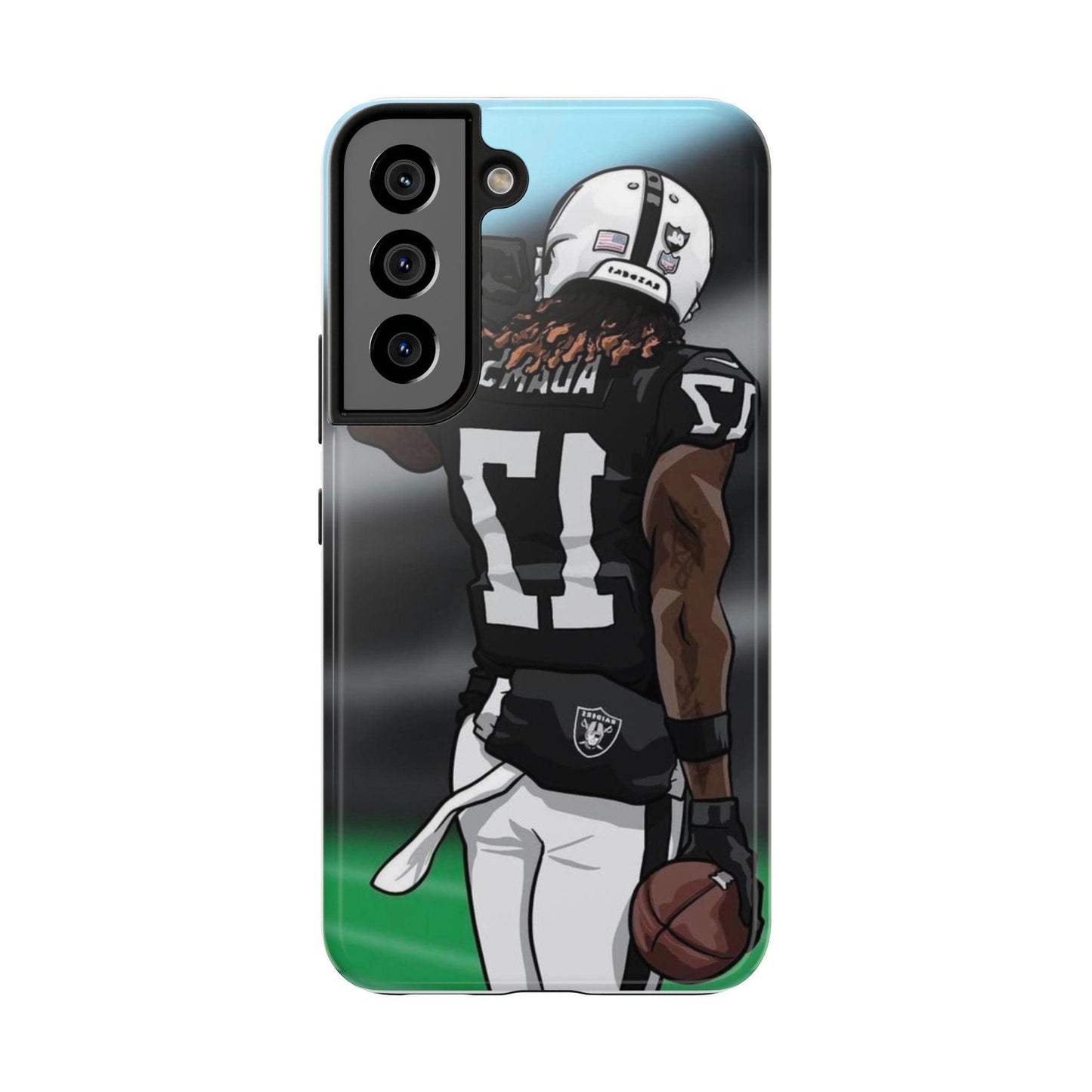 Adam 17 Player Showing Shirt Number Printed Tough Phone Case for iPhone & Samsung Galaxy - Bold Athlete Design - covers4phones