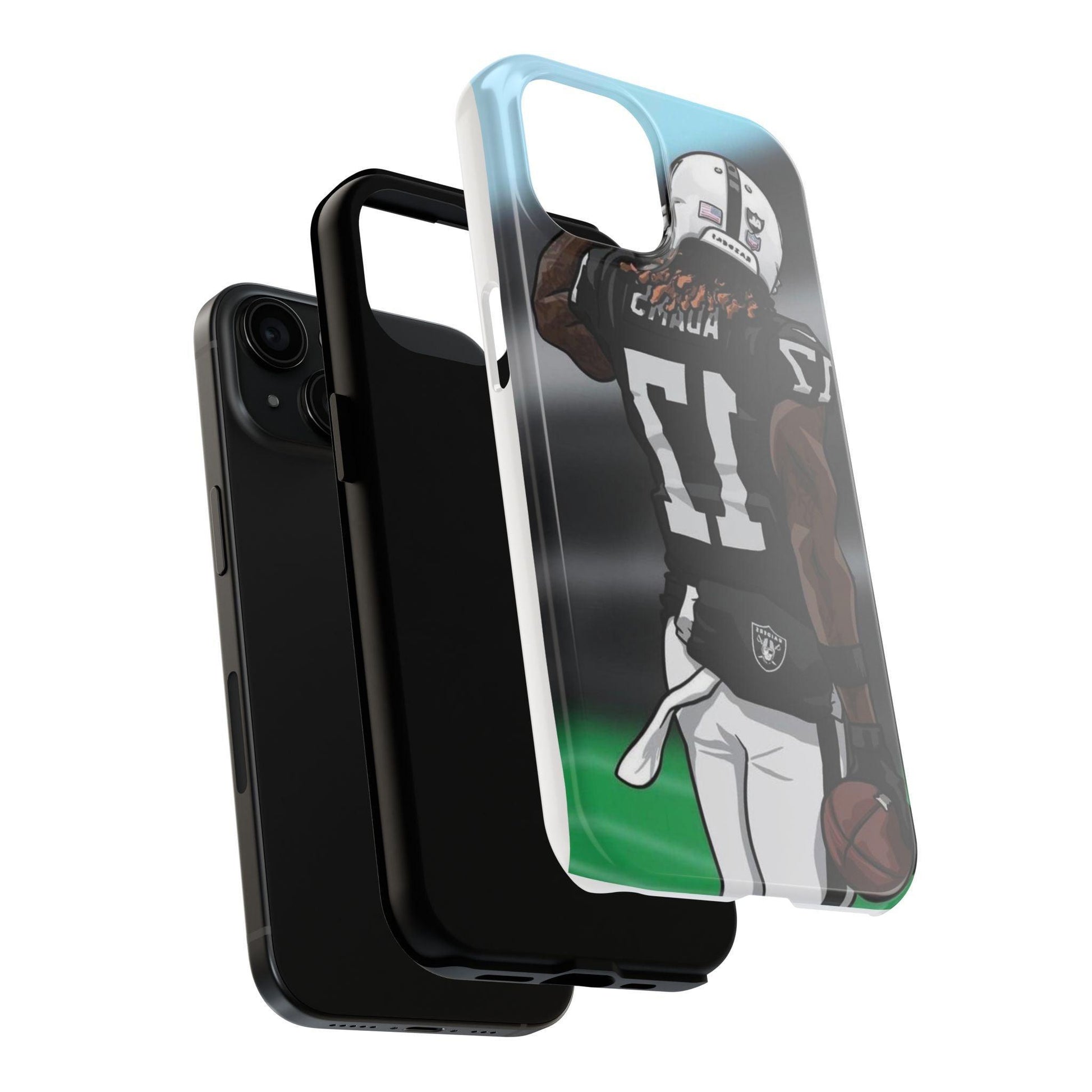 Adam 17 Player Showing Shirt Number Printed Tough Phone Case for iPhone & Samsung Galaxy - Bold Athlete Design - covers4phones