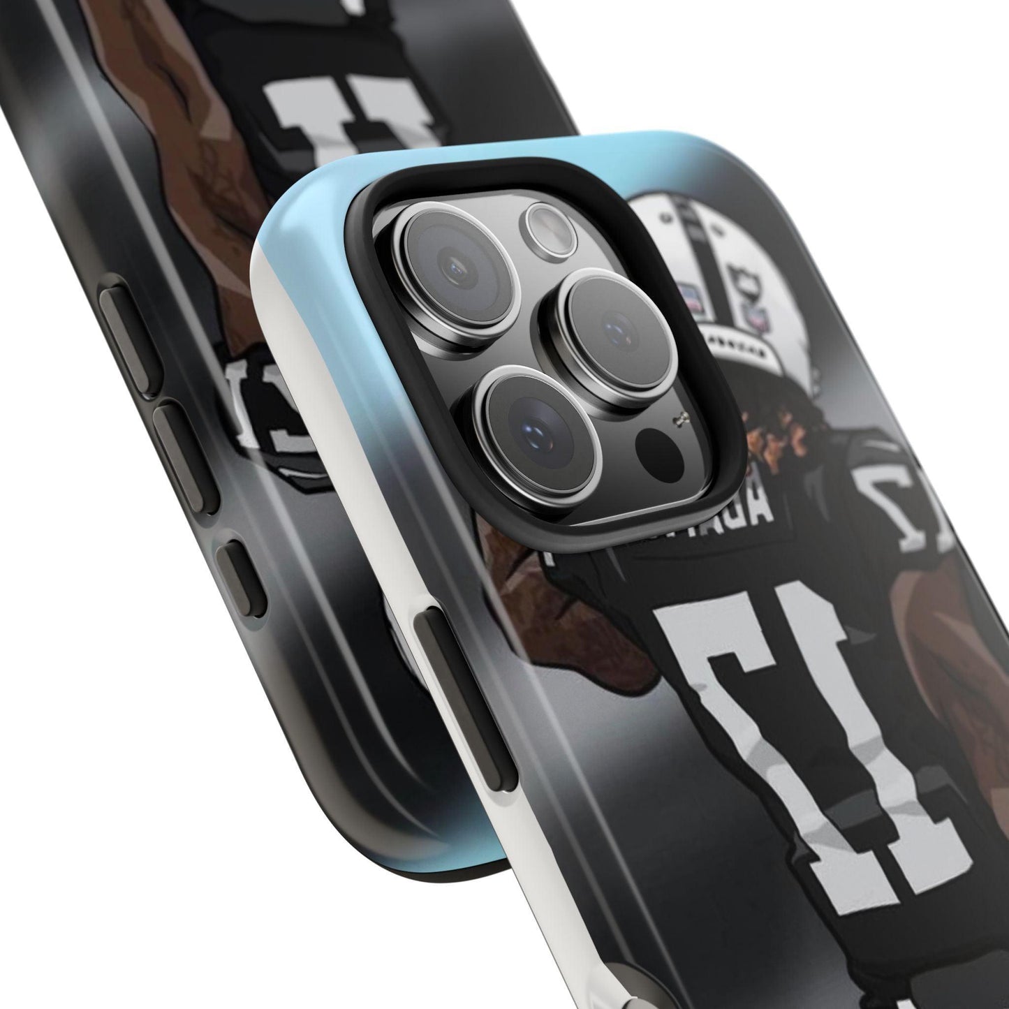 Adam 17 Player Showing Shirt Number Printed Tough Phone Case for iPhone & Samsung Galaxy - Bold Athlete Design - covers4phones