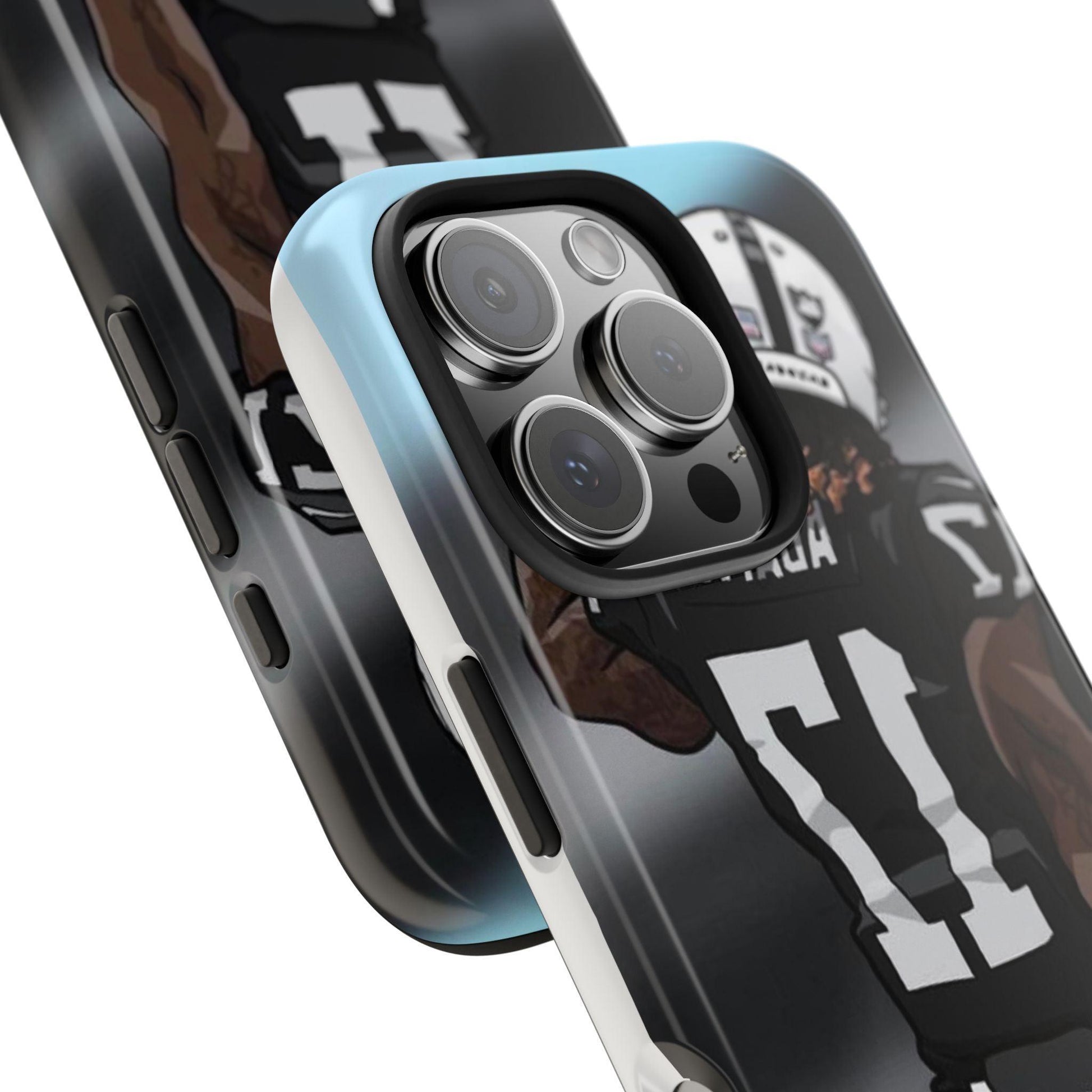 Adam 17 Player Showing Shirt Number Printed Tough Phone Case for iPhone & Samsung Galaxy - Bold Athlete Design - covers4phones