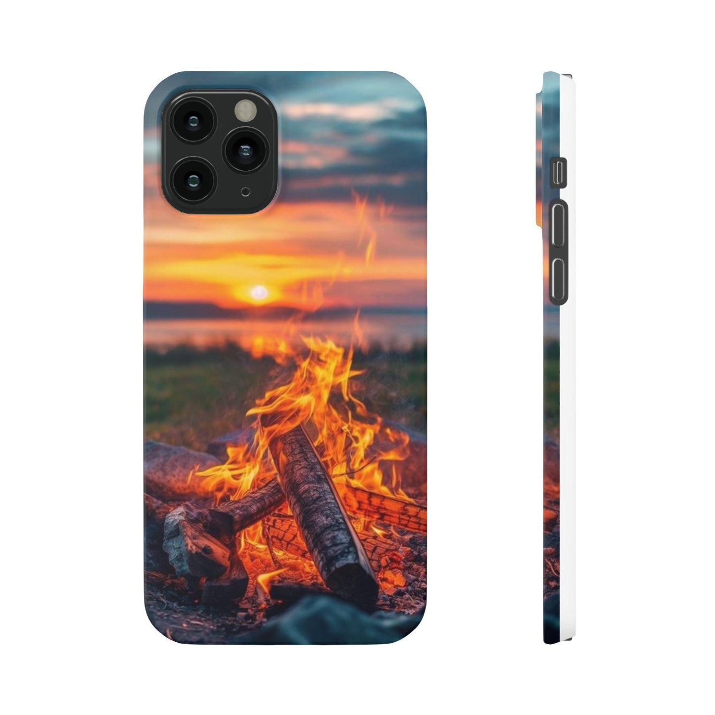 Woodland Fire Phone Case – Warmth of Nature’s Blaze on Your Device - covers4phones