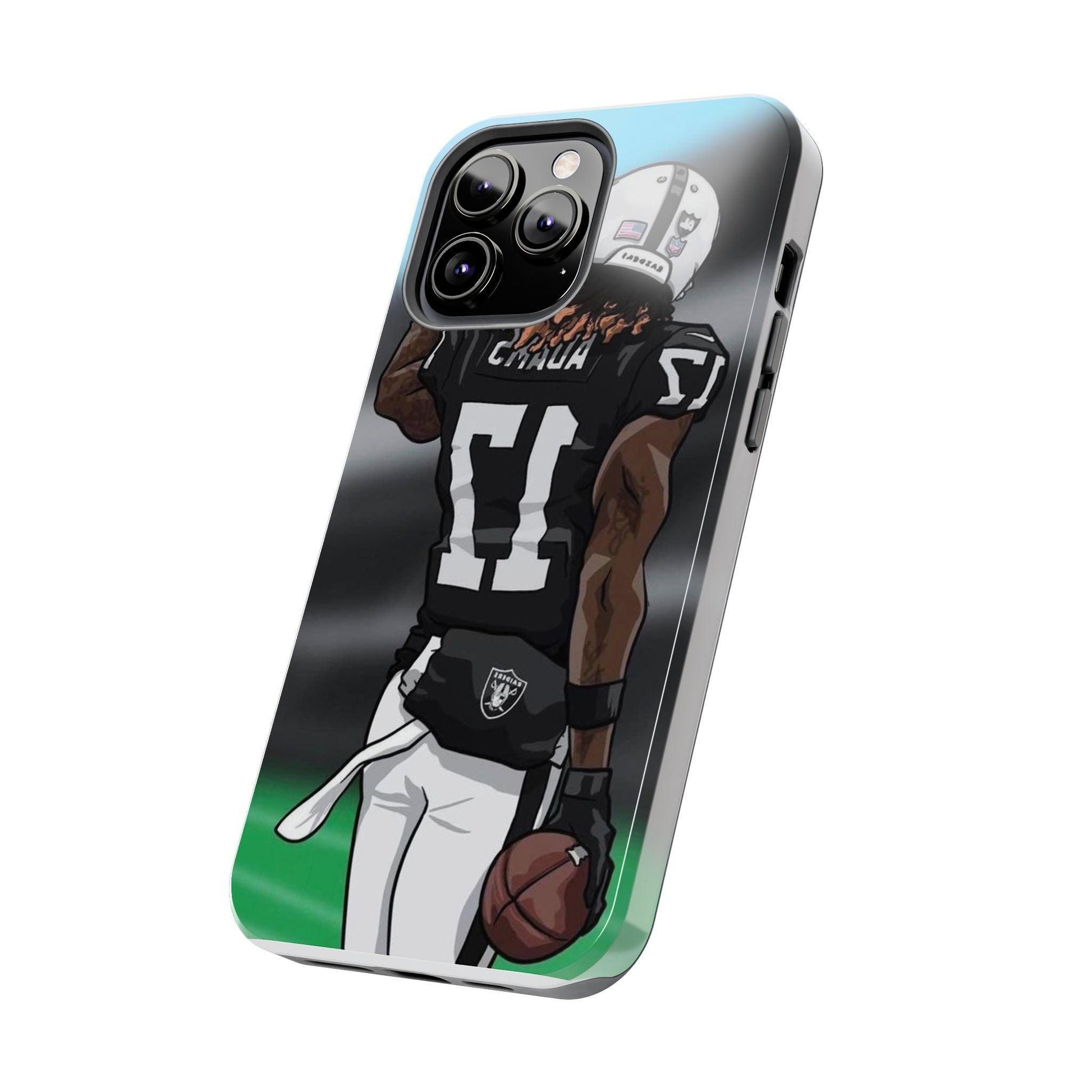 Adam 17 Player Showing Shirt Number Printed Tough Phone Case for iPhone & Samsung Galaxy - Bold Athlete Design - covers4phones