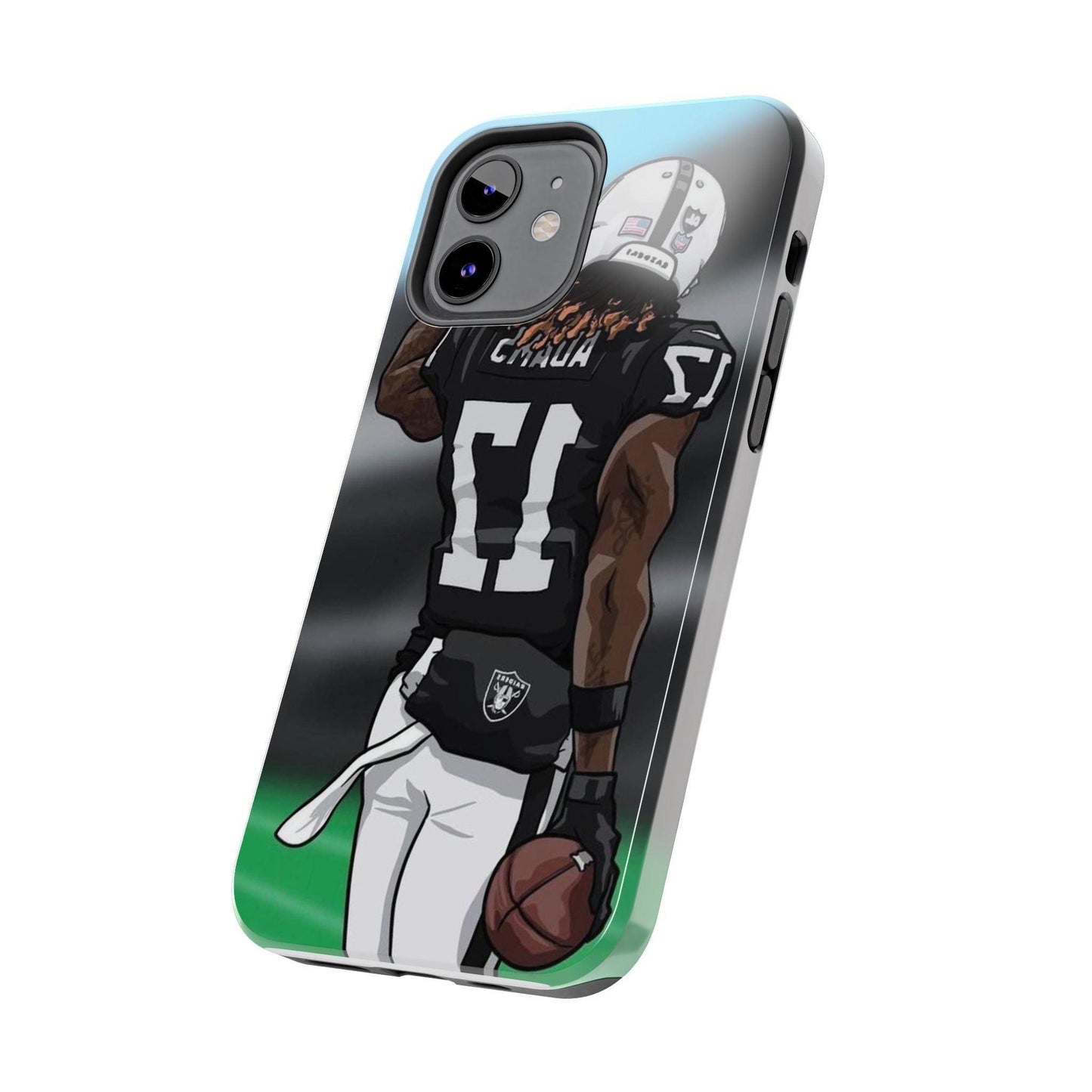 Adam 17 Player Showing Shirt Number Printed Tough Phone Case for iPhone & Samsung Galaxy - Bold Athlete Design - covers4phones
