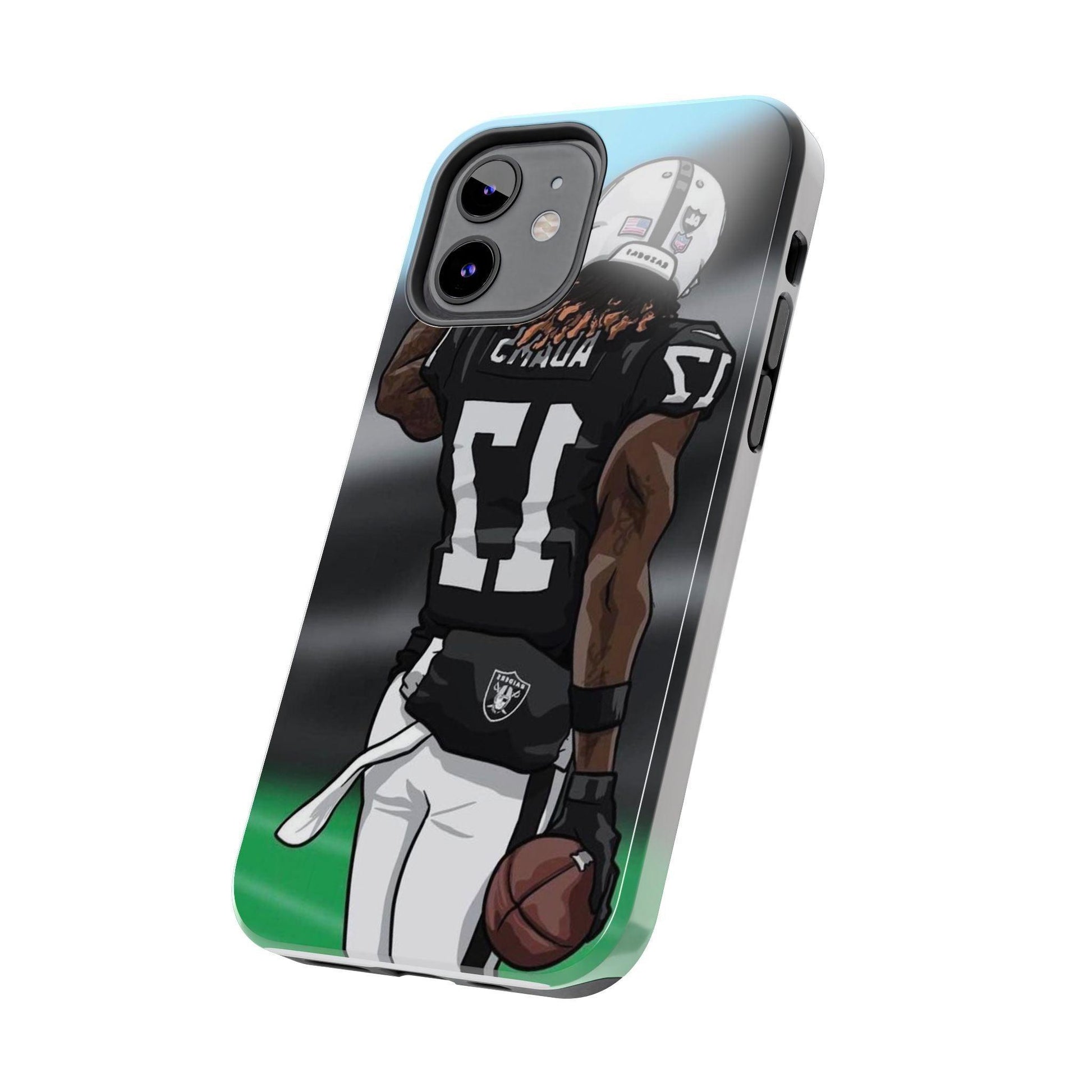 Adam 17 Player Showing Shirt Number Printed Tough Phone Case for iPhone & Samsung Galaxy - Bold Athlete Design - covers4phones